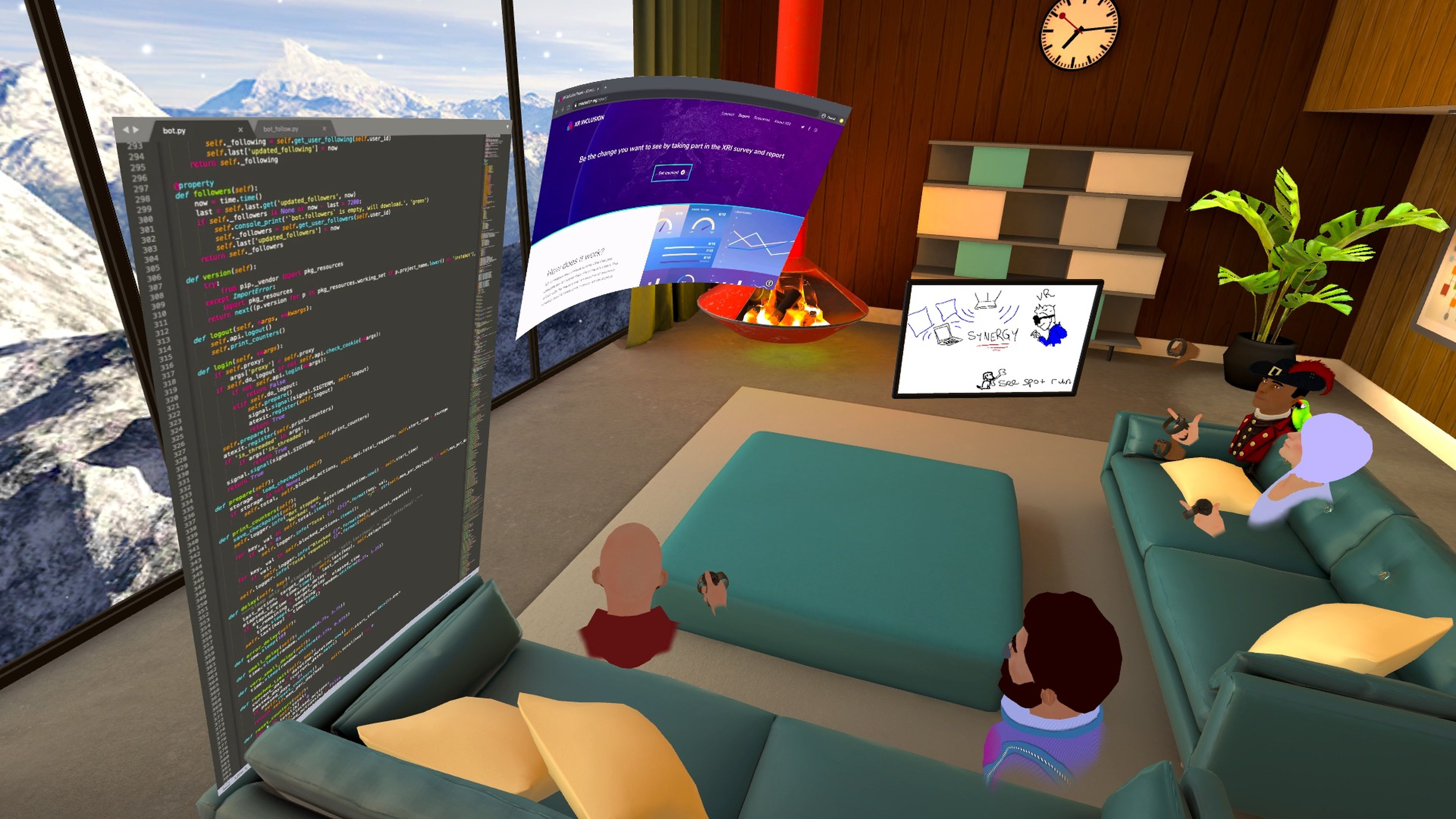 Inmersed VR, la herramienta de trabajo colaborativo que llegará a Oculus Quest en 2020.