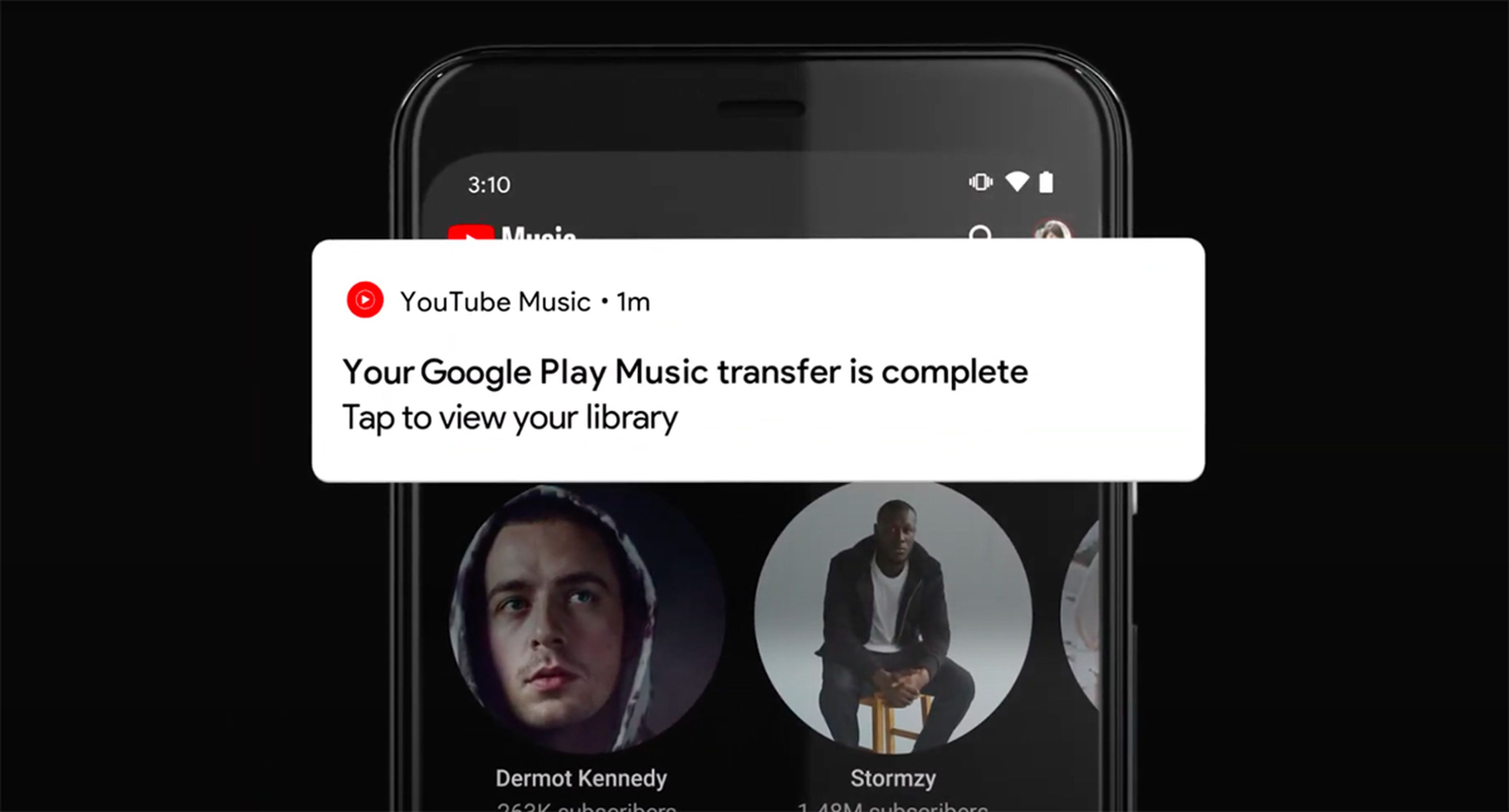 Pasar música de Google Play Music a YouTube Music