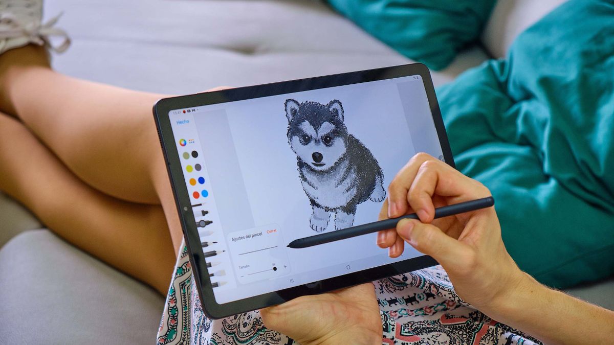 Una tablet para dibujar, jugar y hasta trabajar, de Samsung y en oferta por  299 euros