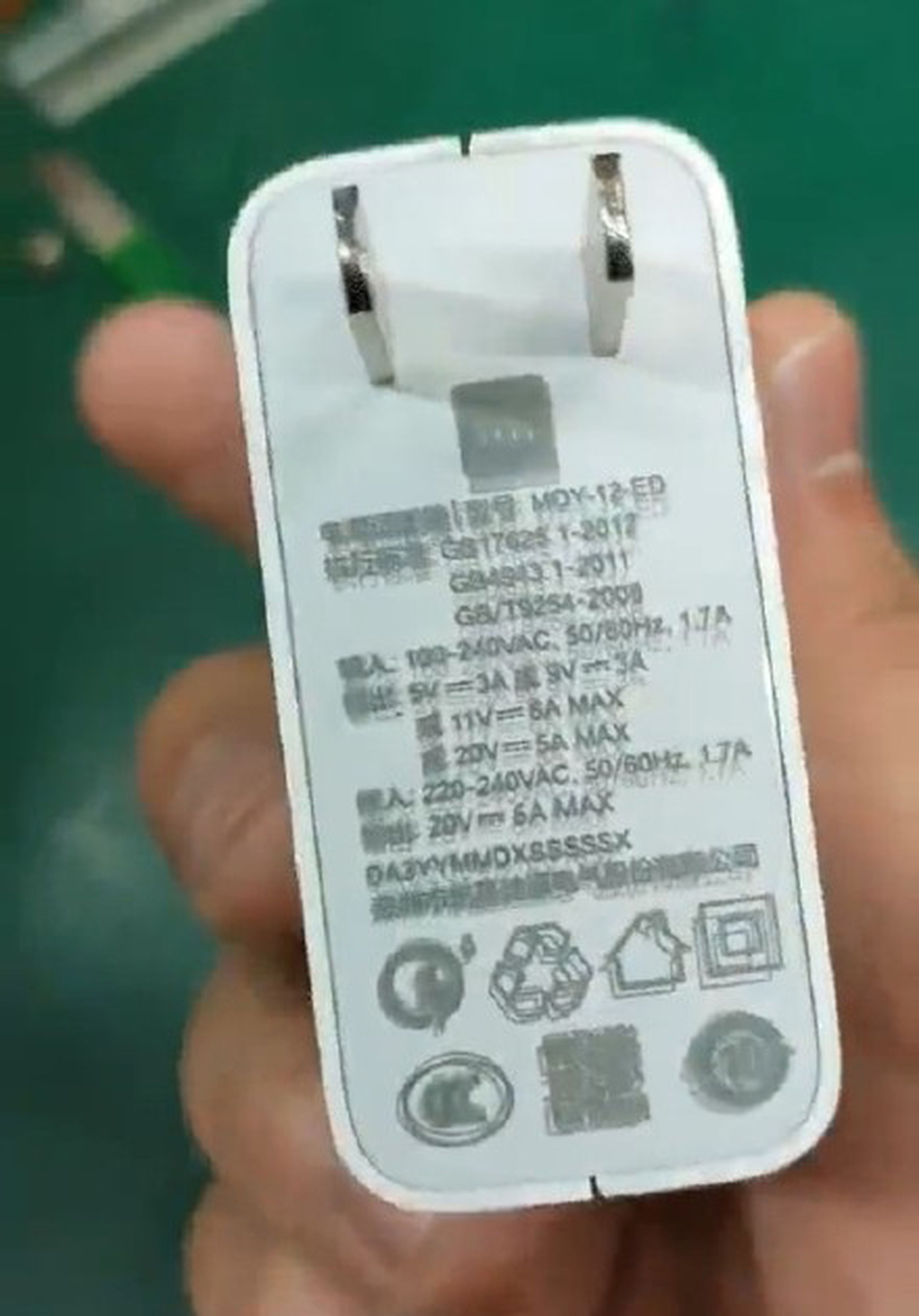 Un cargador Xiaomi de 120 W aparece filtrado en vídeo