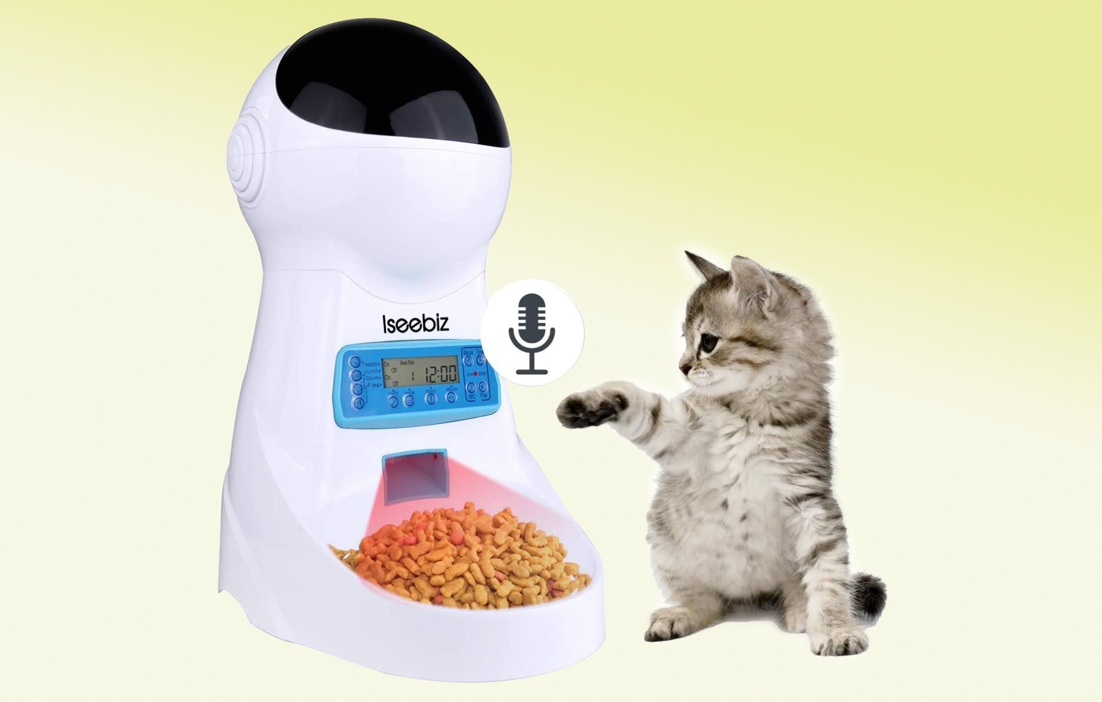 Dale de comer a tus mascotas con este comedero automático y con mensajes de  voz personalizados por solo 50€