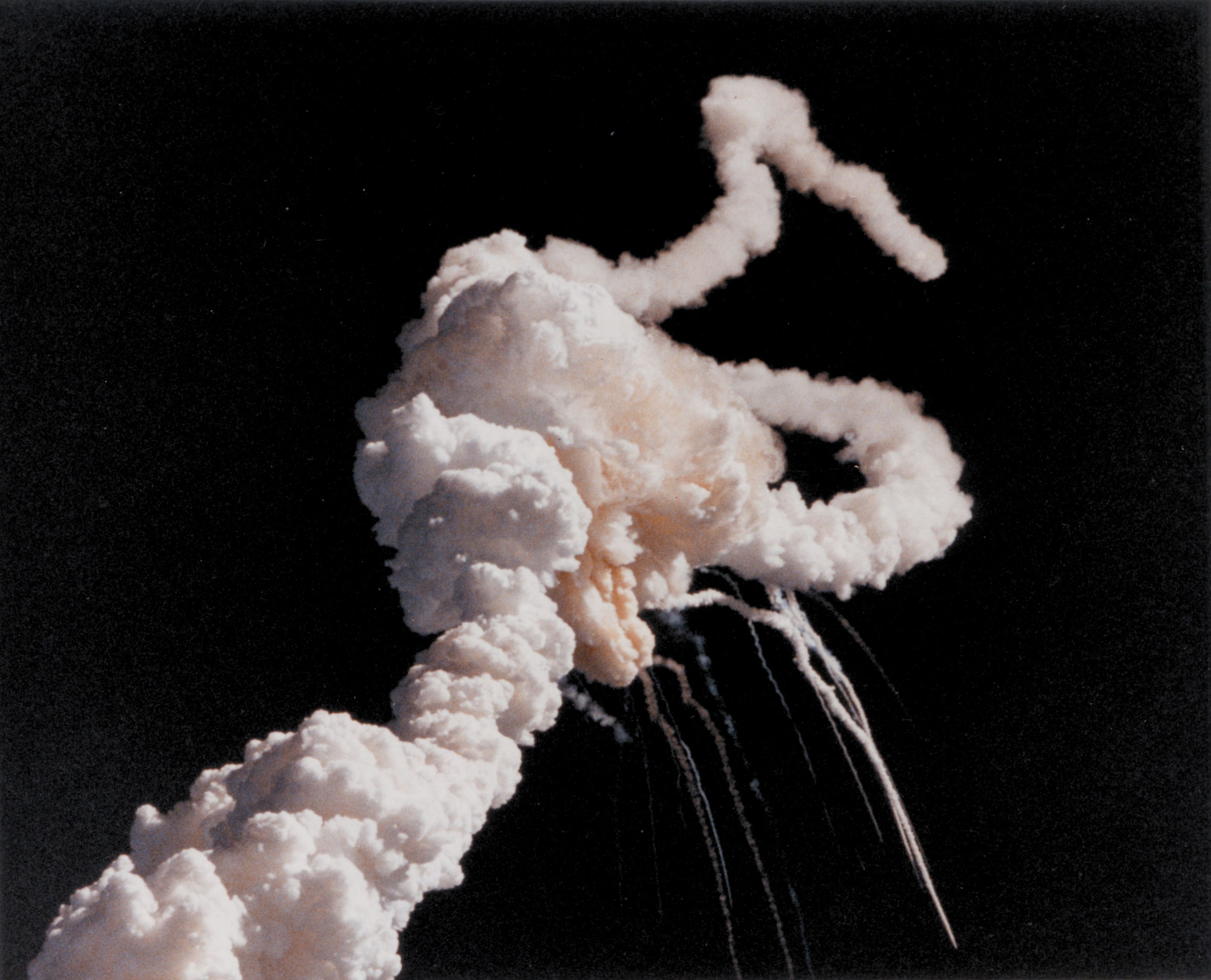 Explosión del Space Shuttle Challenger de la NASA
