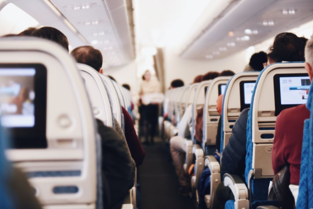 Interior de un avión