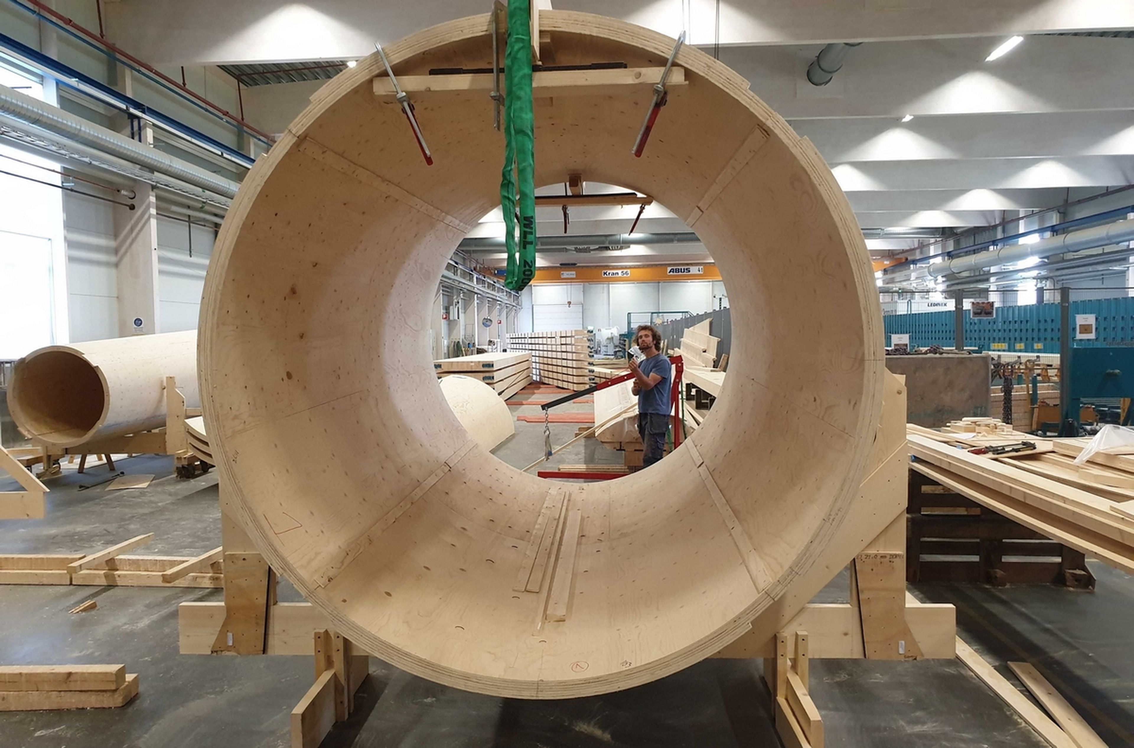La primera turbina eólica de madera promete ser la más ecológica del mundo
