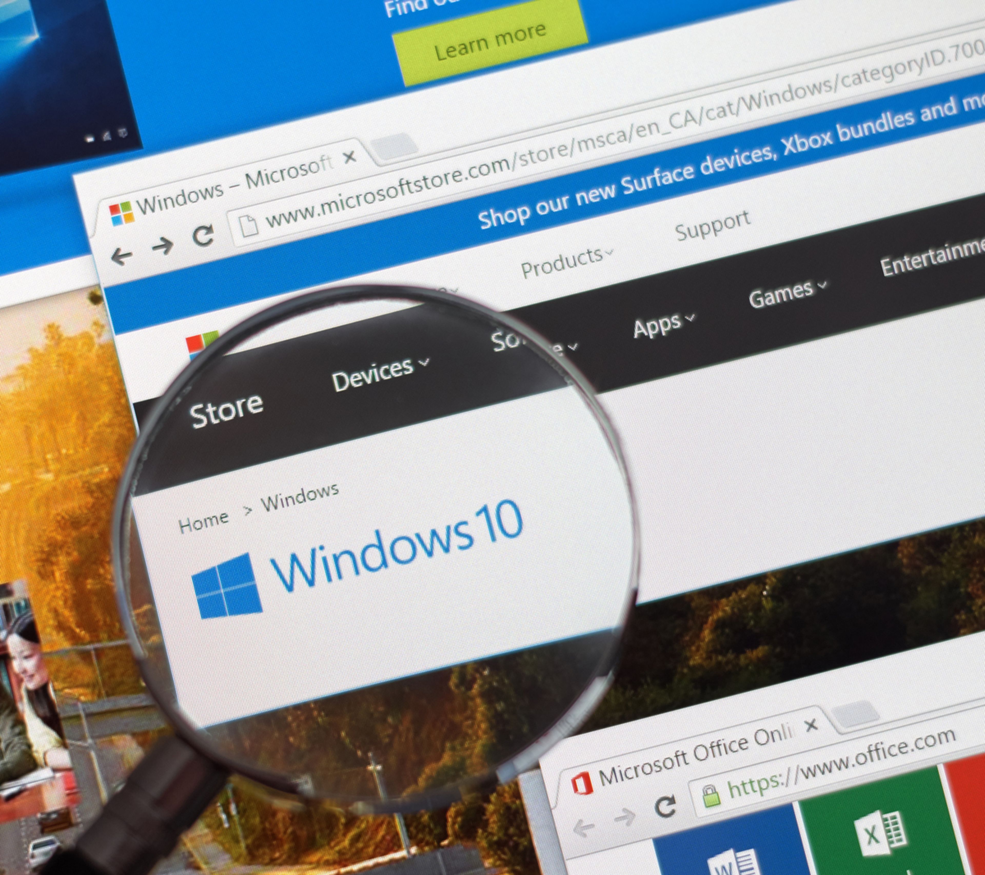 Windows 10 en la tienda de Microsoft