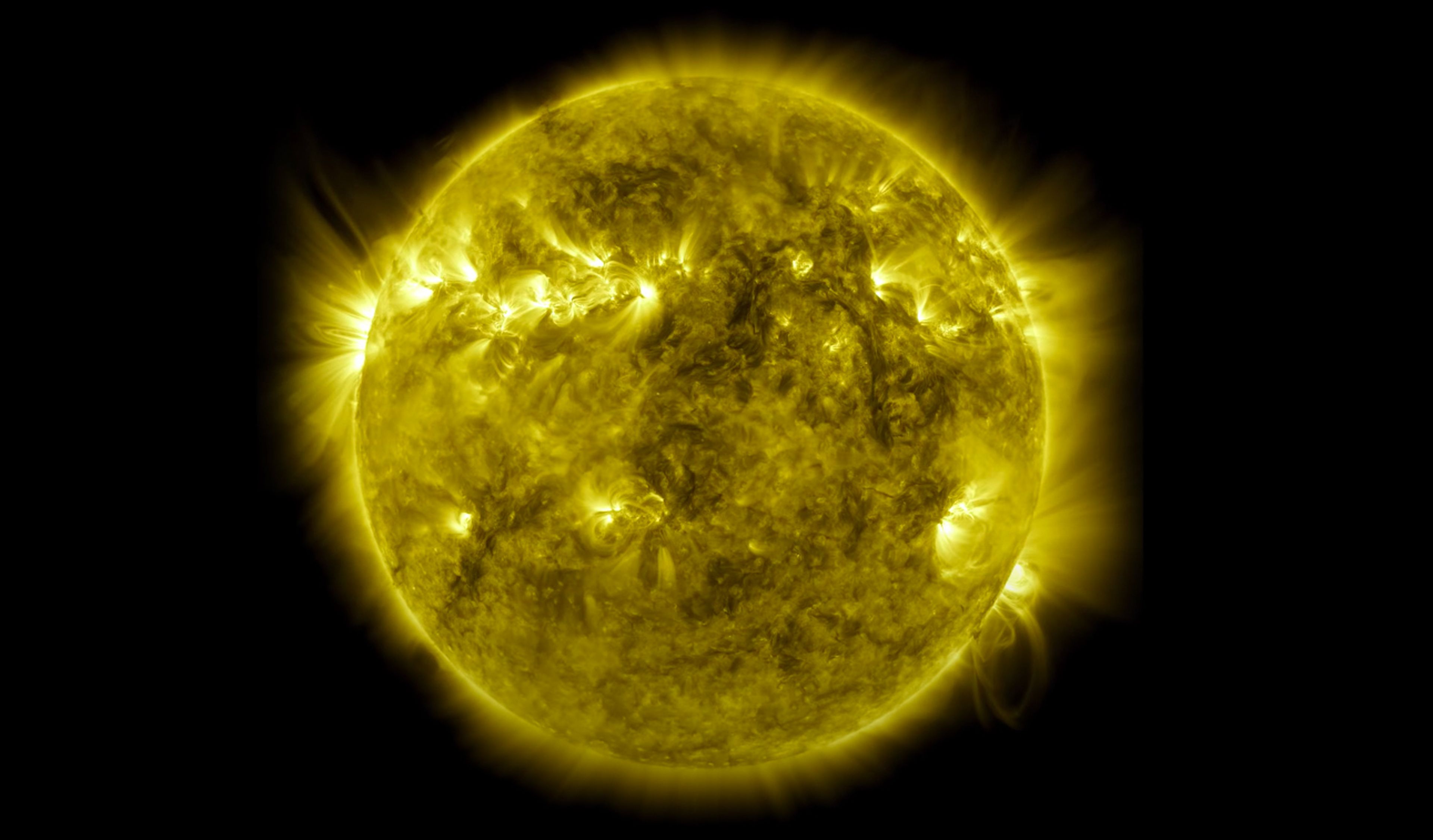 Foto del Sol tomada por la NASA