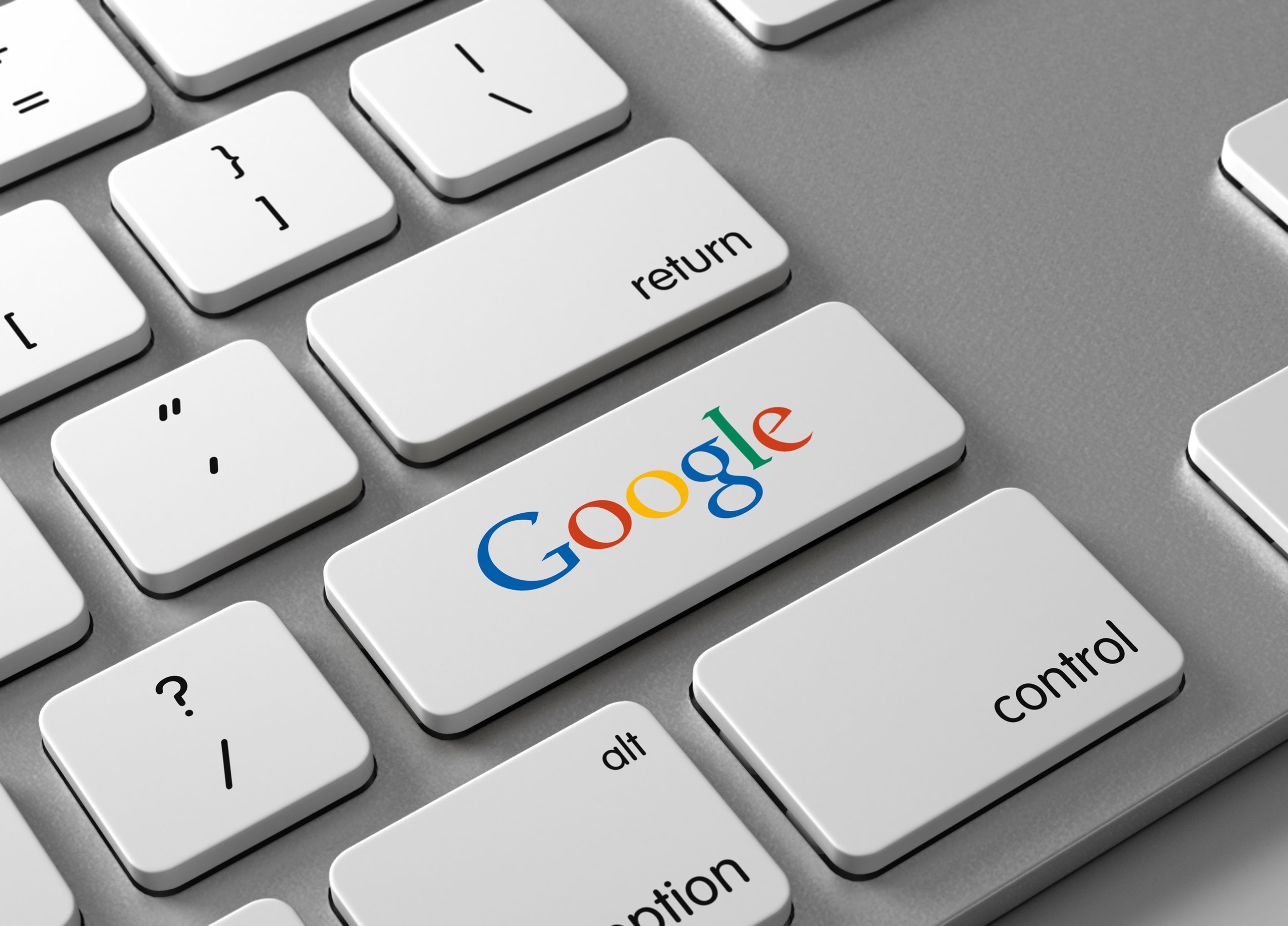 Google logo teclado