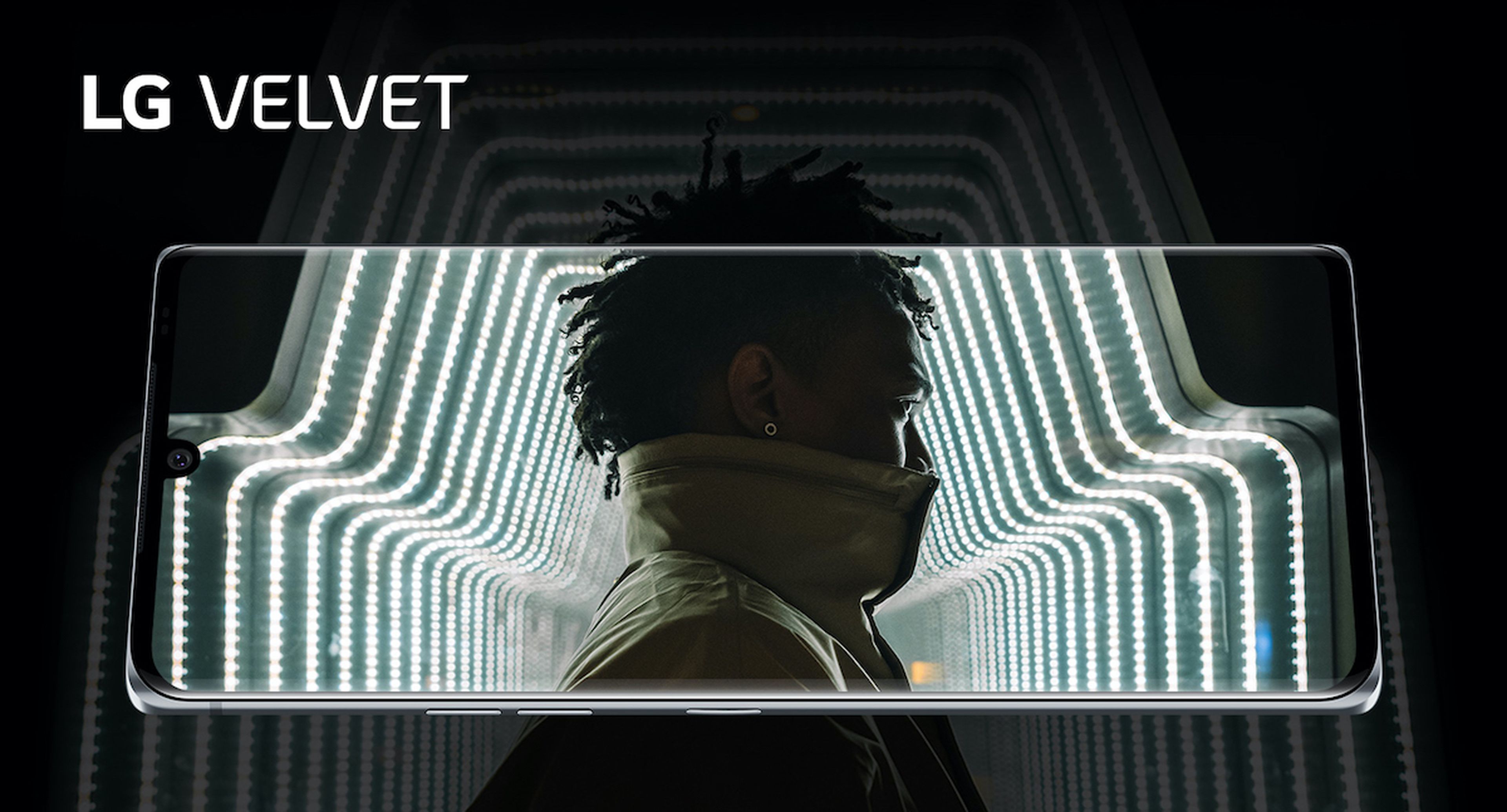 LG Velvet 5G pantalla
