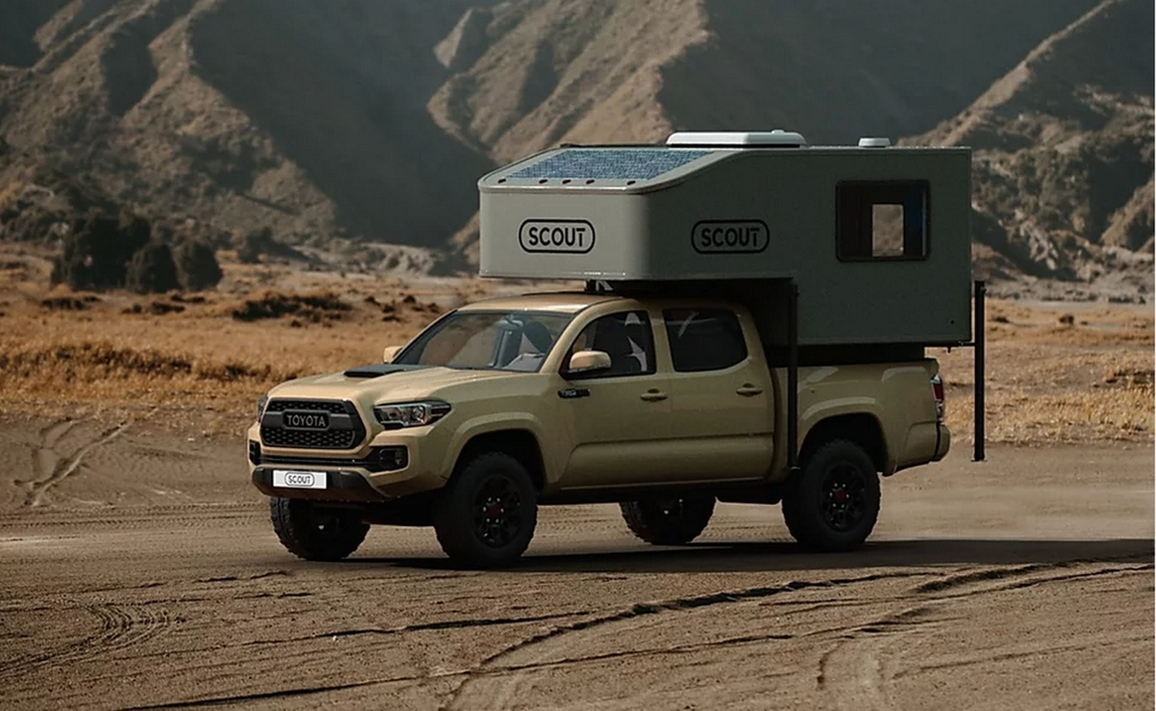 Yoho, el módulo habitable para convertir un pick-up en una caravana para 4 personas