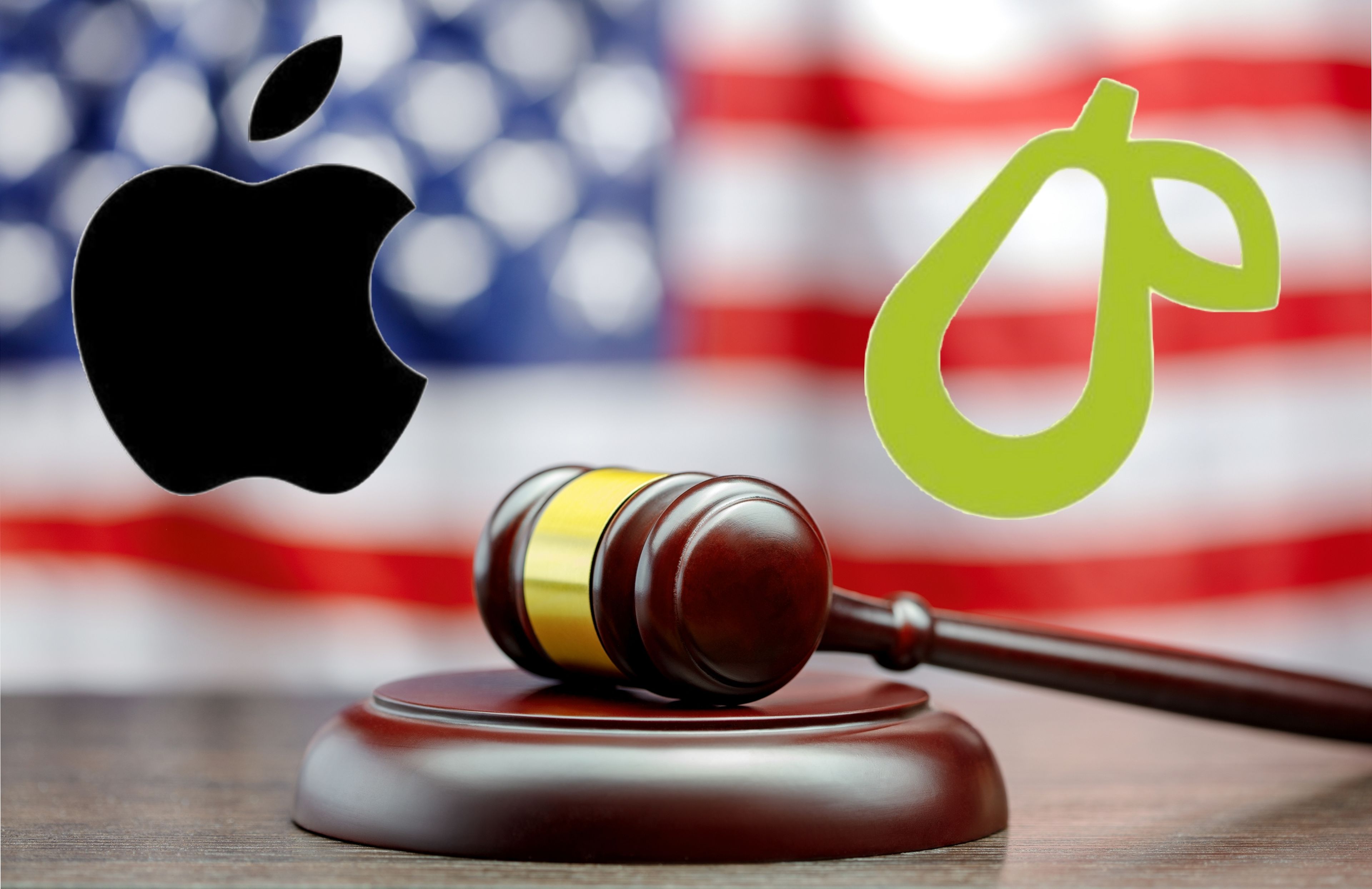 Apple demanda a una compañía de 5 empleados cuyo logo es una pera, porque dice que se parece a su manzana...
