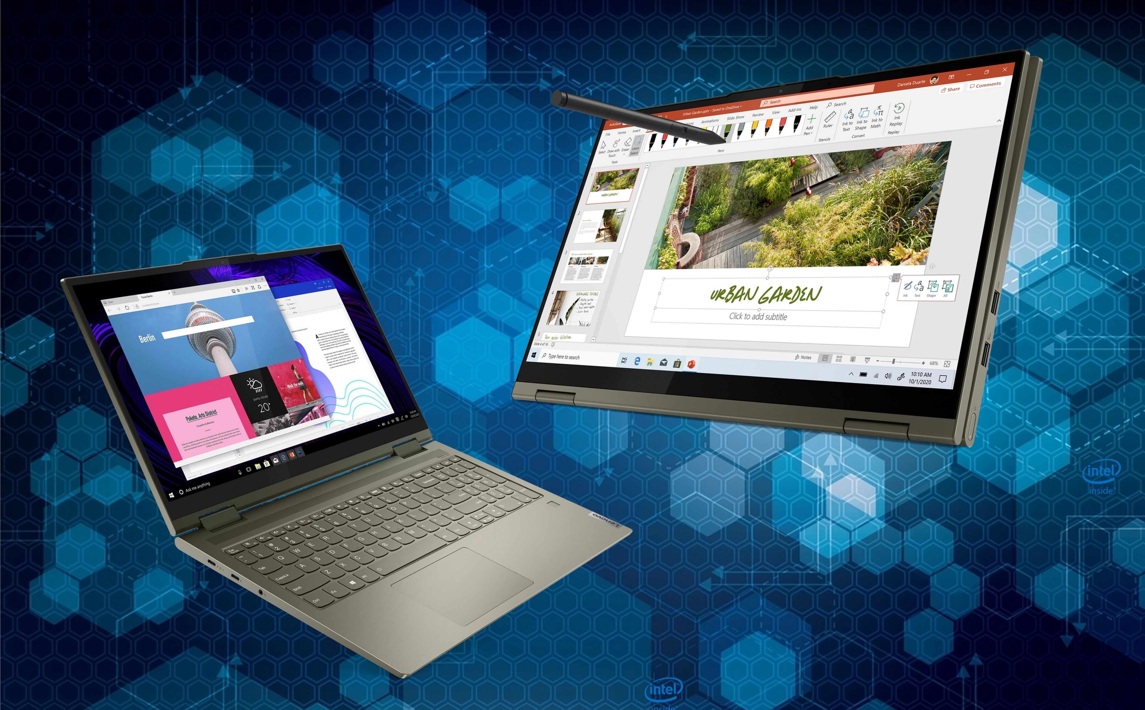 Cinco nuevos portátiles Lenovo Yoga con Alexa, WiFi 6 y carga rápida