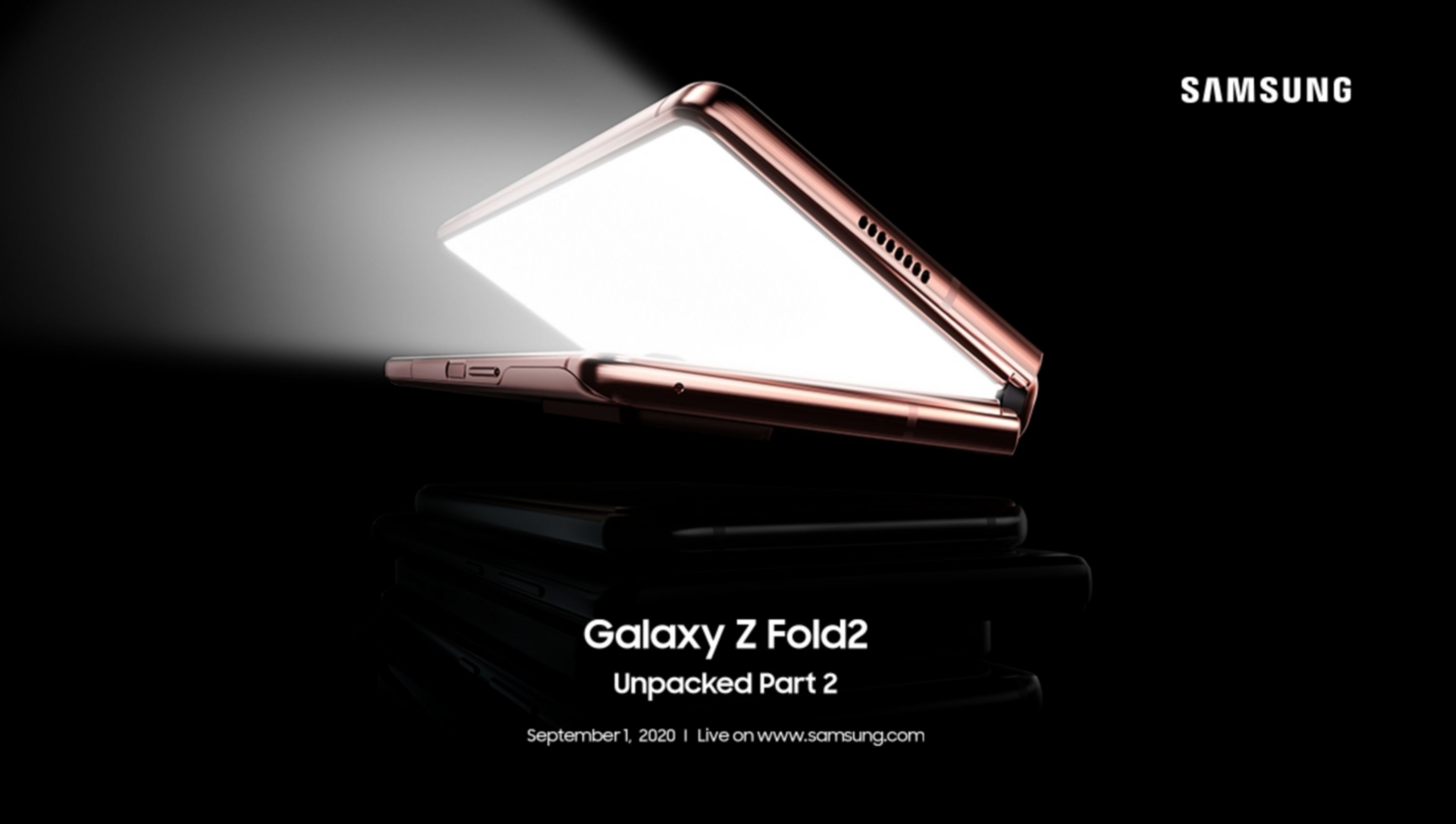 Samsung Galaxy Z Fold2 es oficial: el móvil con pantalla plegable se presentará el 1 de septiembre