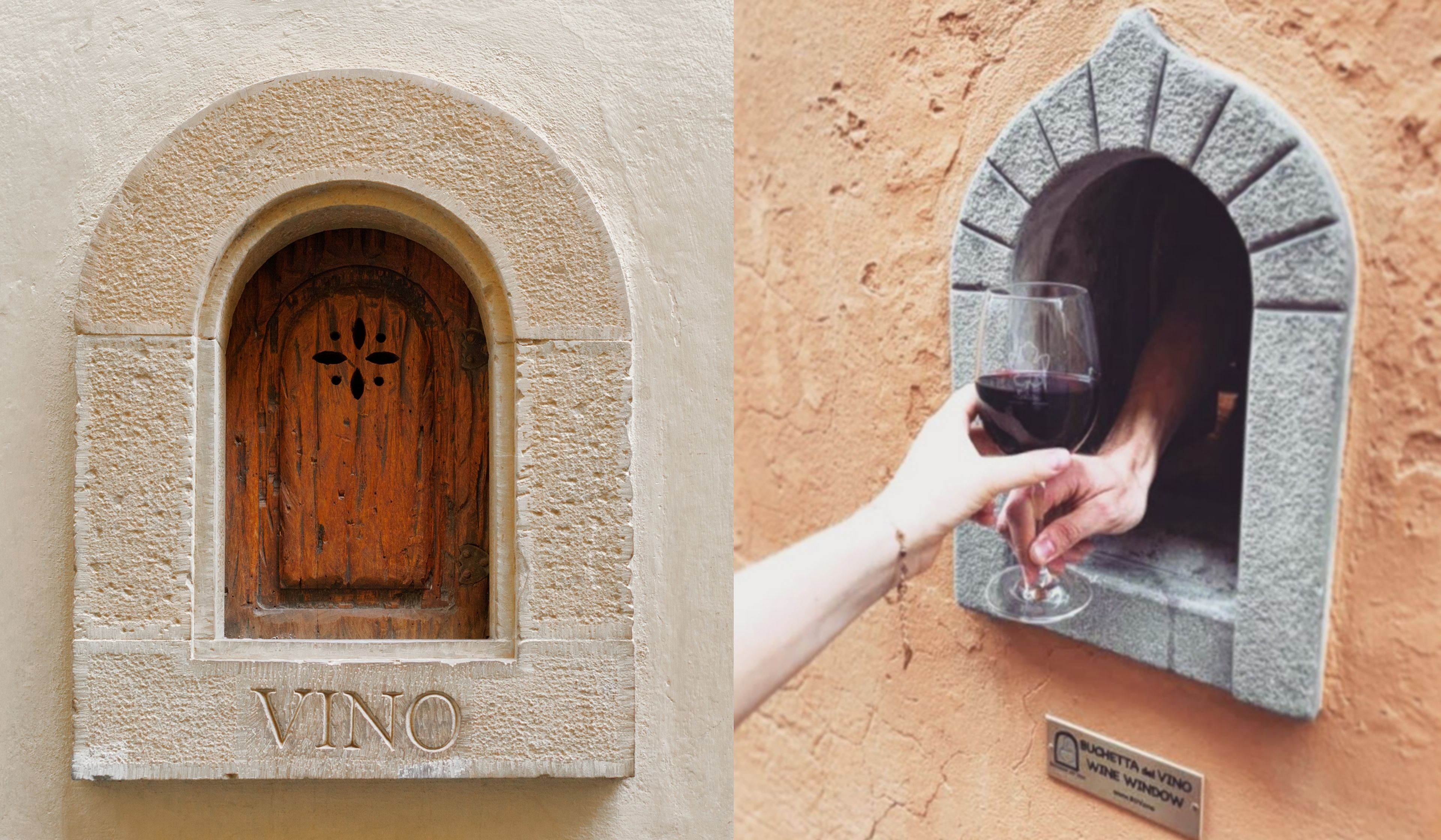 Las ventanas del vino vuelven a ponerse de moda en Italia