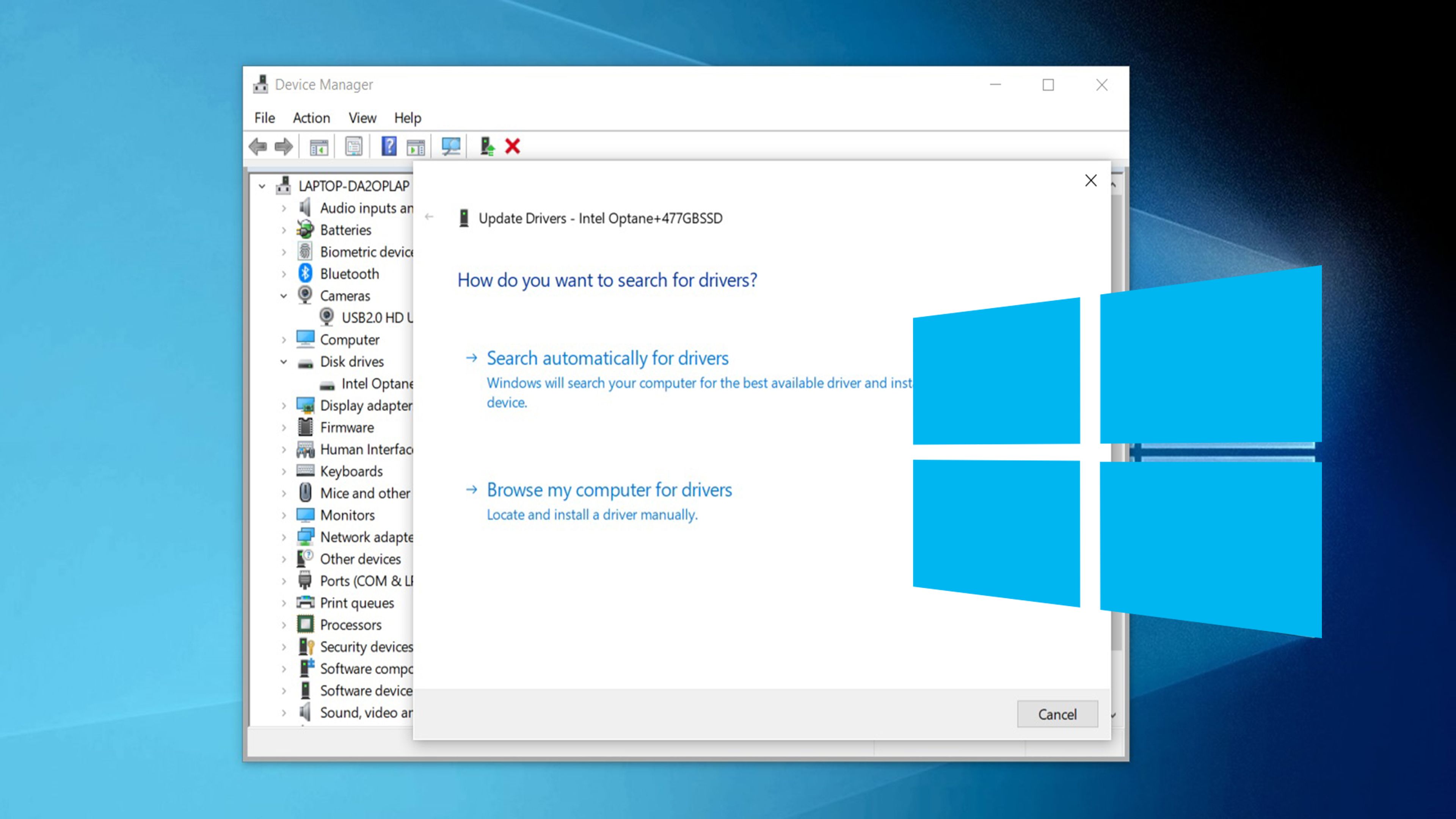Windows 10 administrador de dispositivos