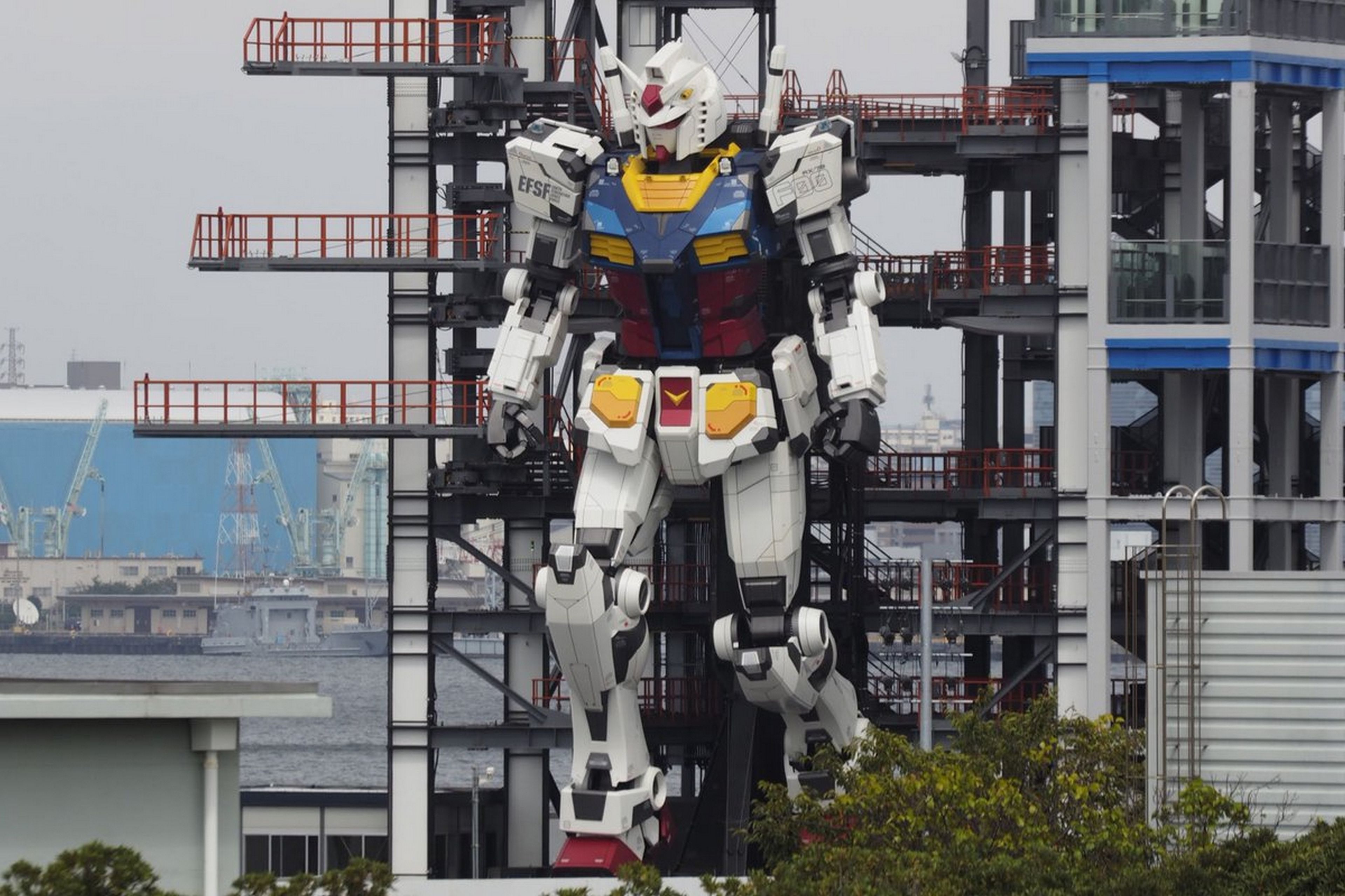El robot Gundam gigante de Japón hace una asombrosa exhibición de movilidad  | Computer Hoy