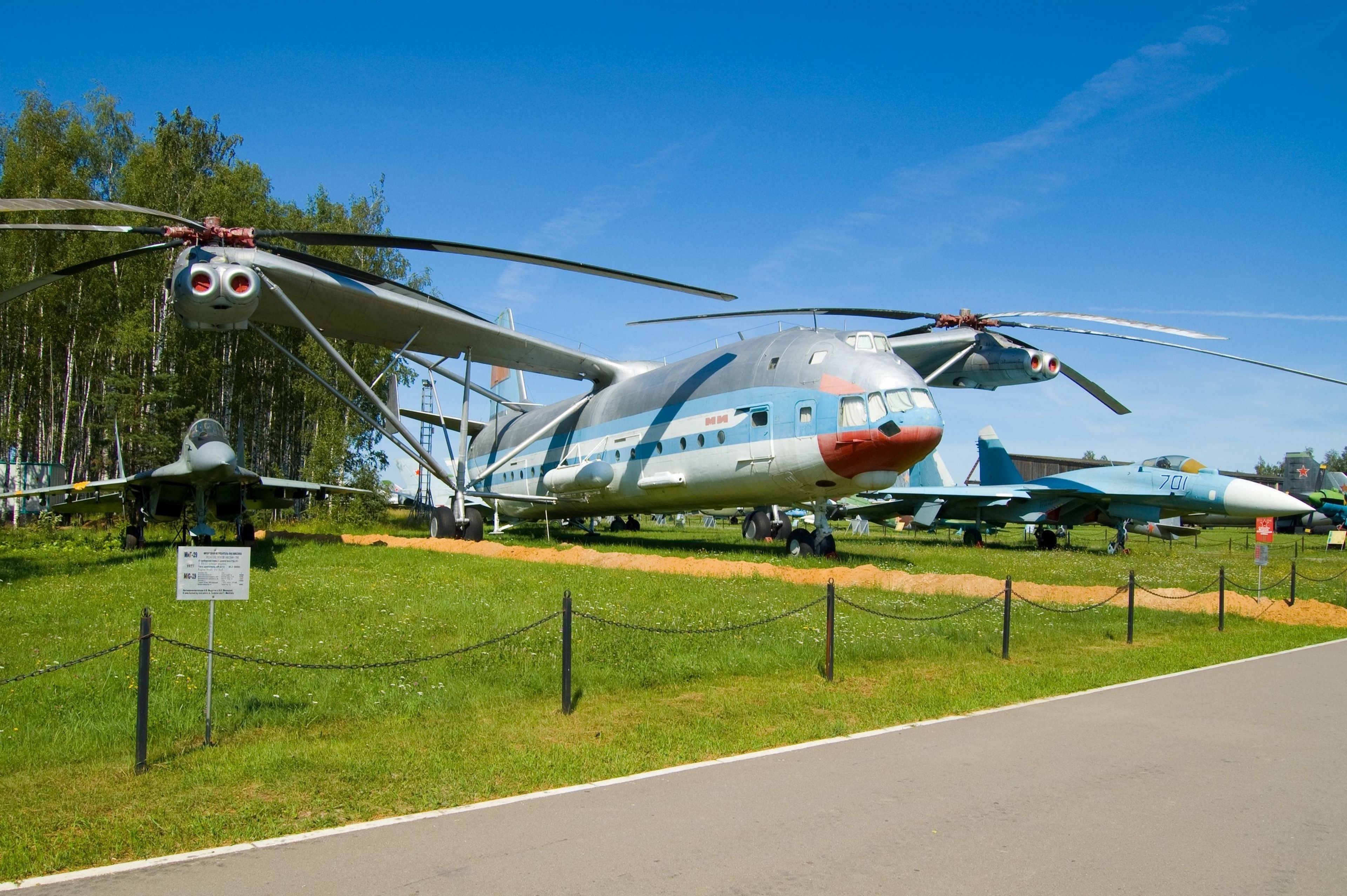 El helicóptero más grande de la historia, que nunca llegó a cumplir su misión