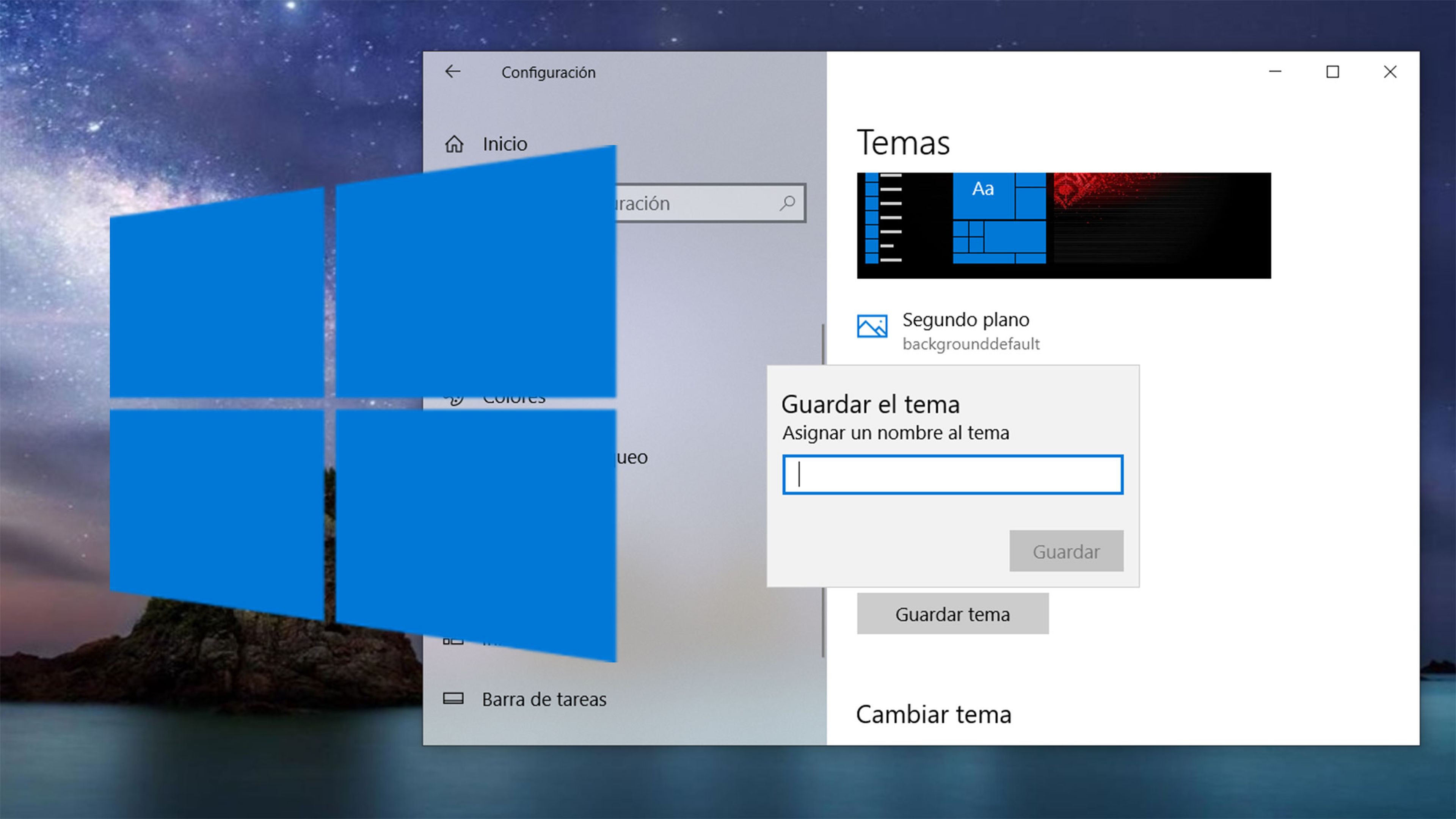 Windows 10 temas