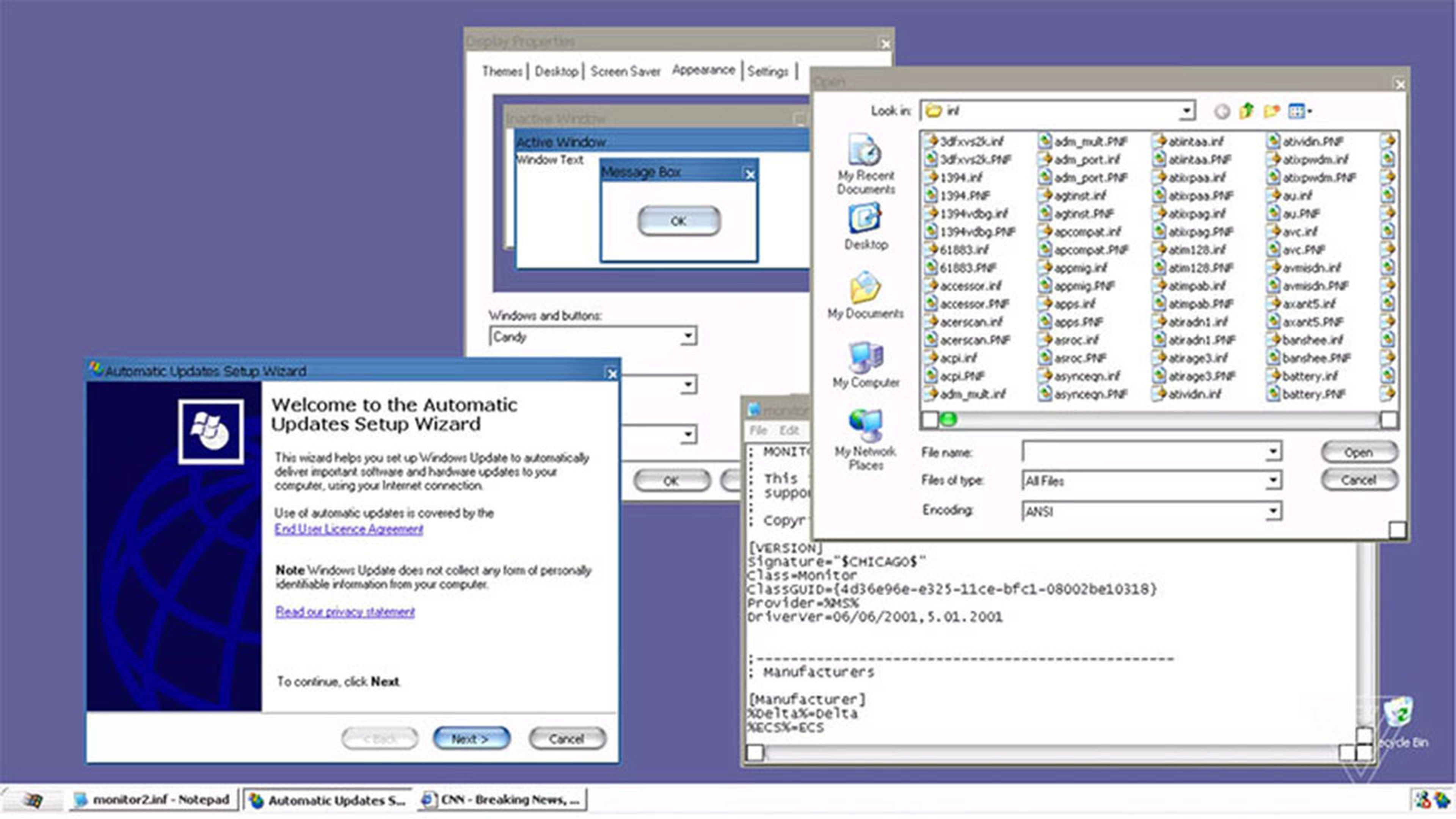 Windows XP Aqua