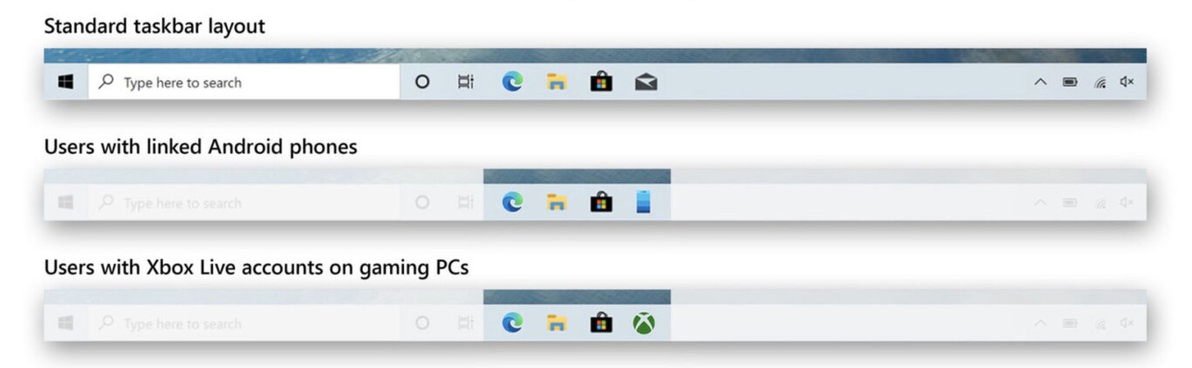 barra de tareas de Windows
