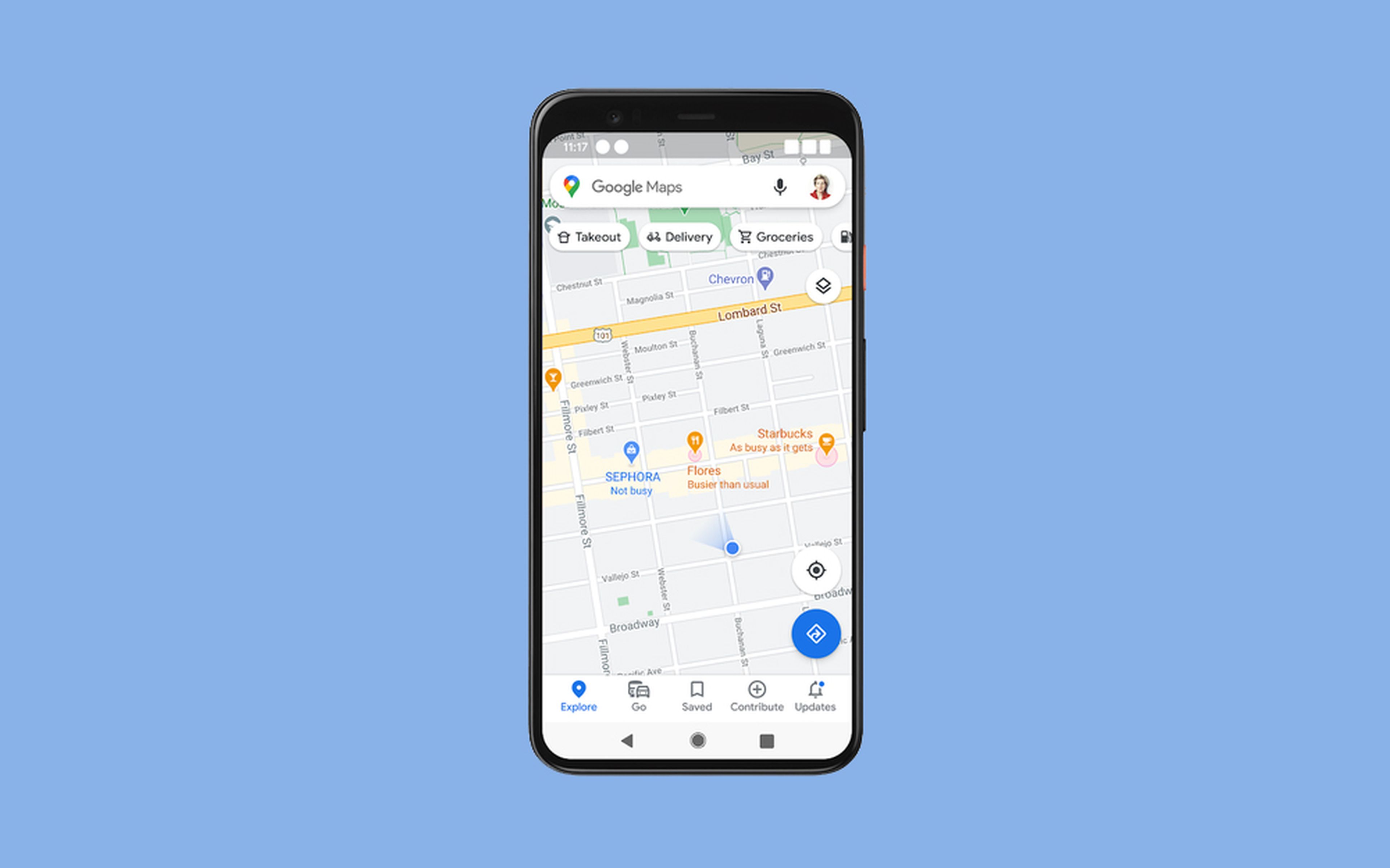 Google Maps ocupación