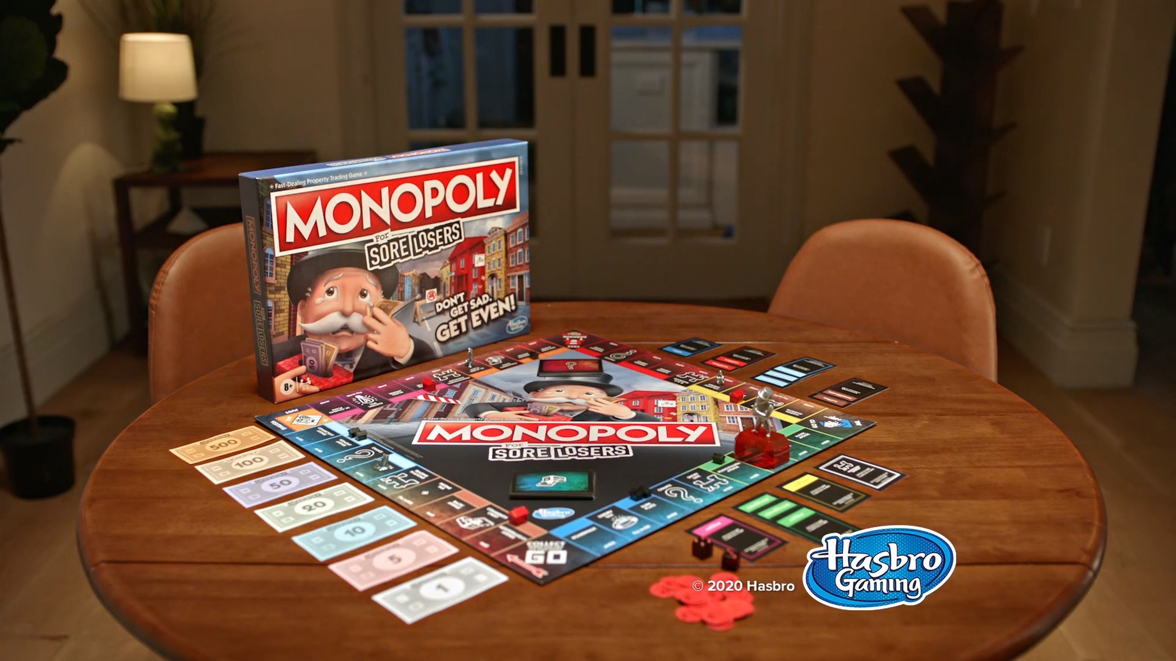Hasbro lanza Monopoly Malos Perdedores: el Monopoly para los que siempre se arruinan