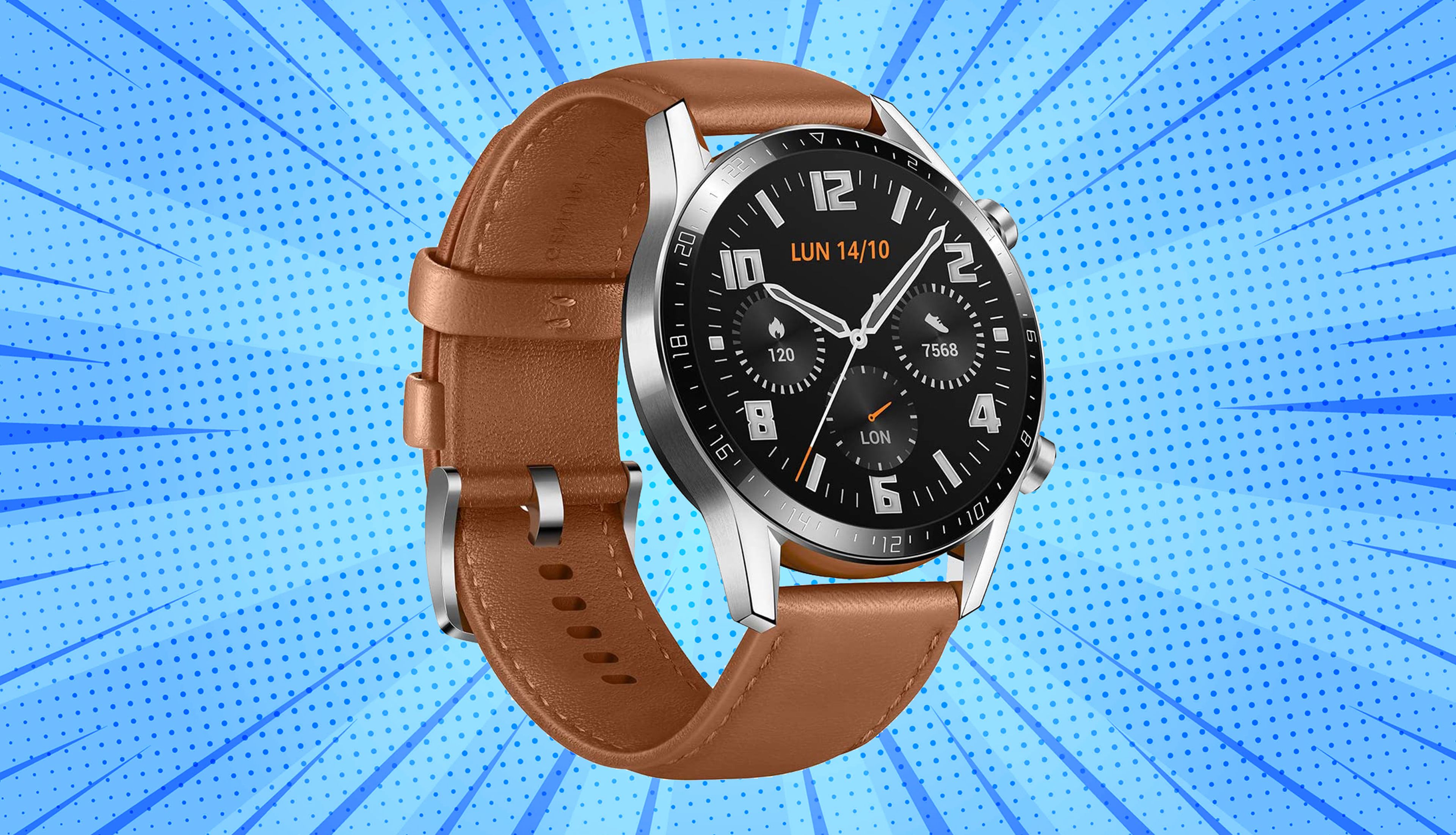 rebaja casi 100€ el smartwatch Huawei Watch GT2: diseño clásico y  GPS por solo 140€