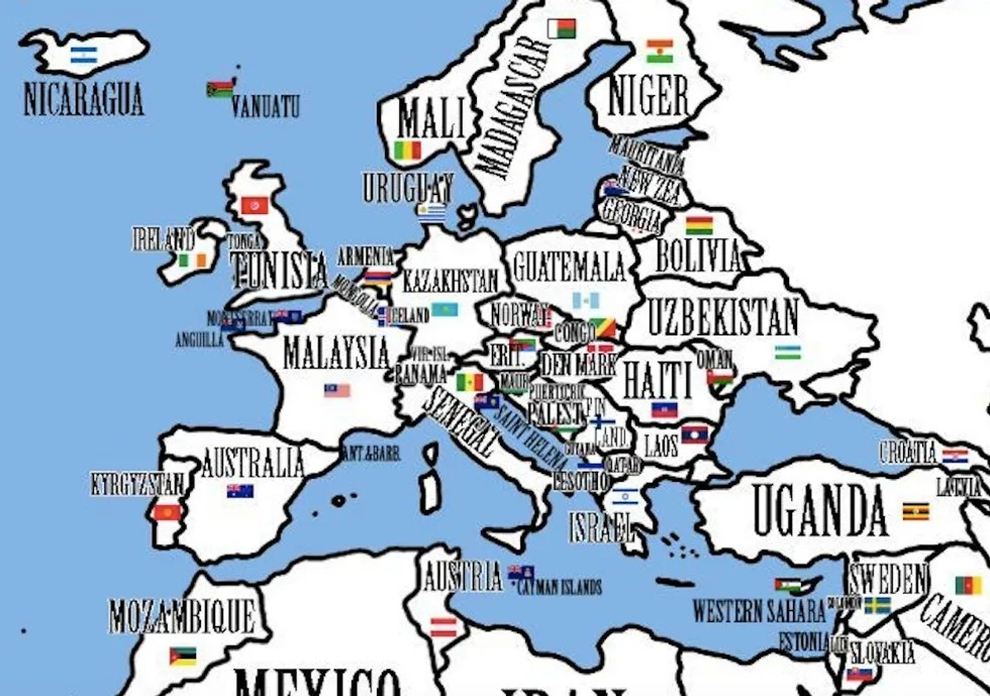Mapa europa por densidad de población
