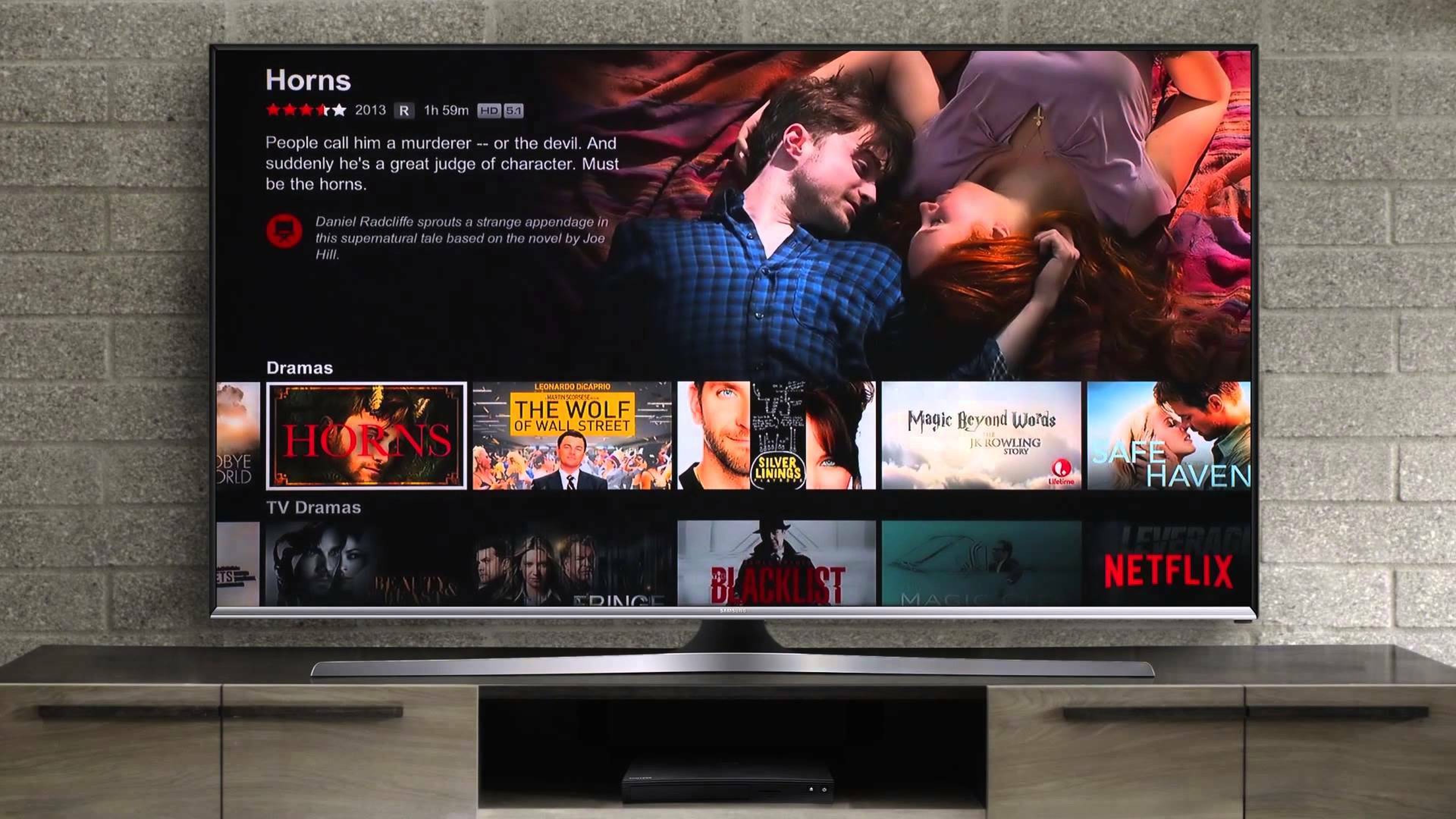 Netflix en el televisor