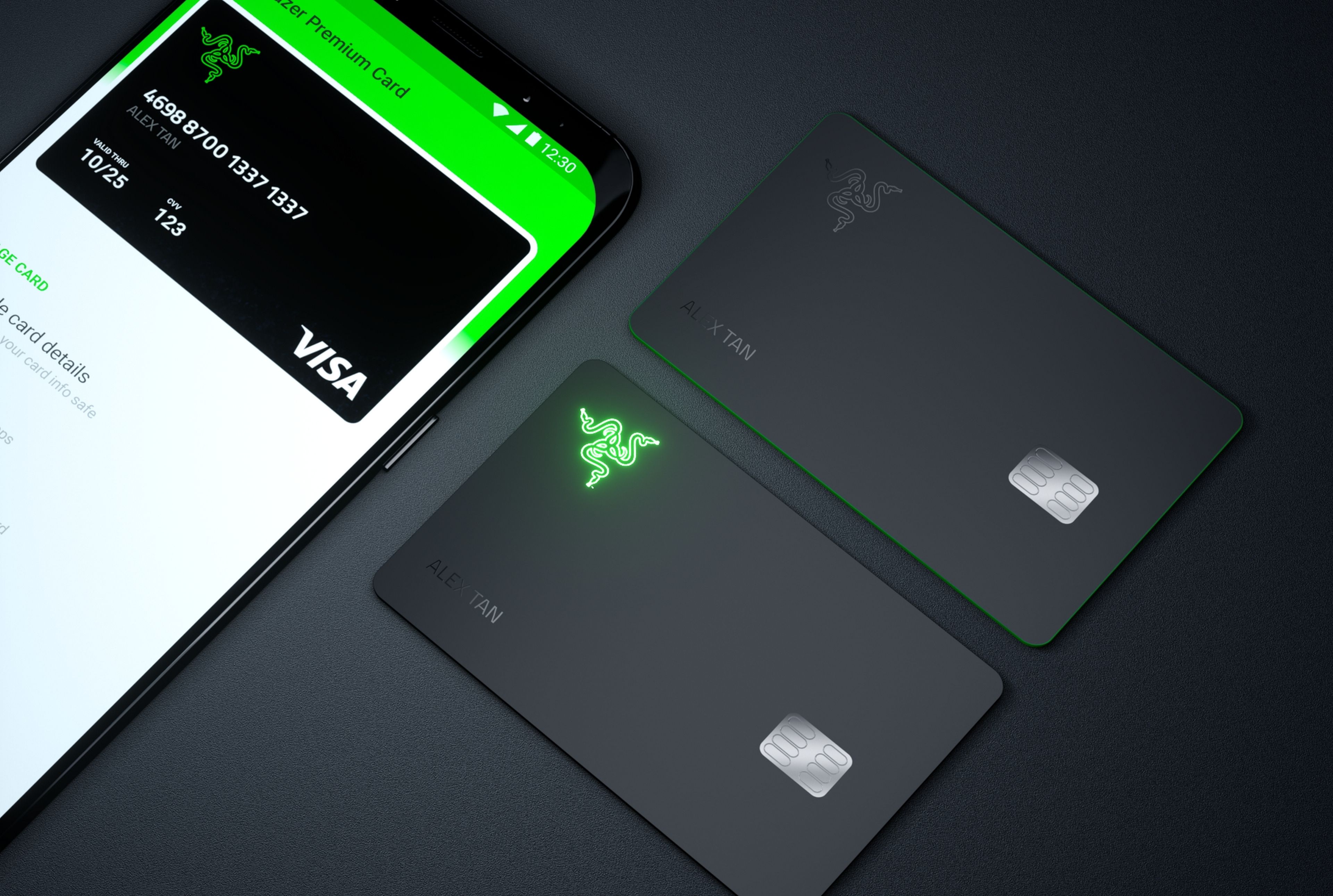 Razer lanza una tarjeta bancaria gaming, que enciende una luz LED cuando pagas