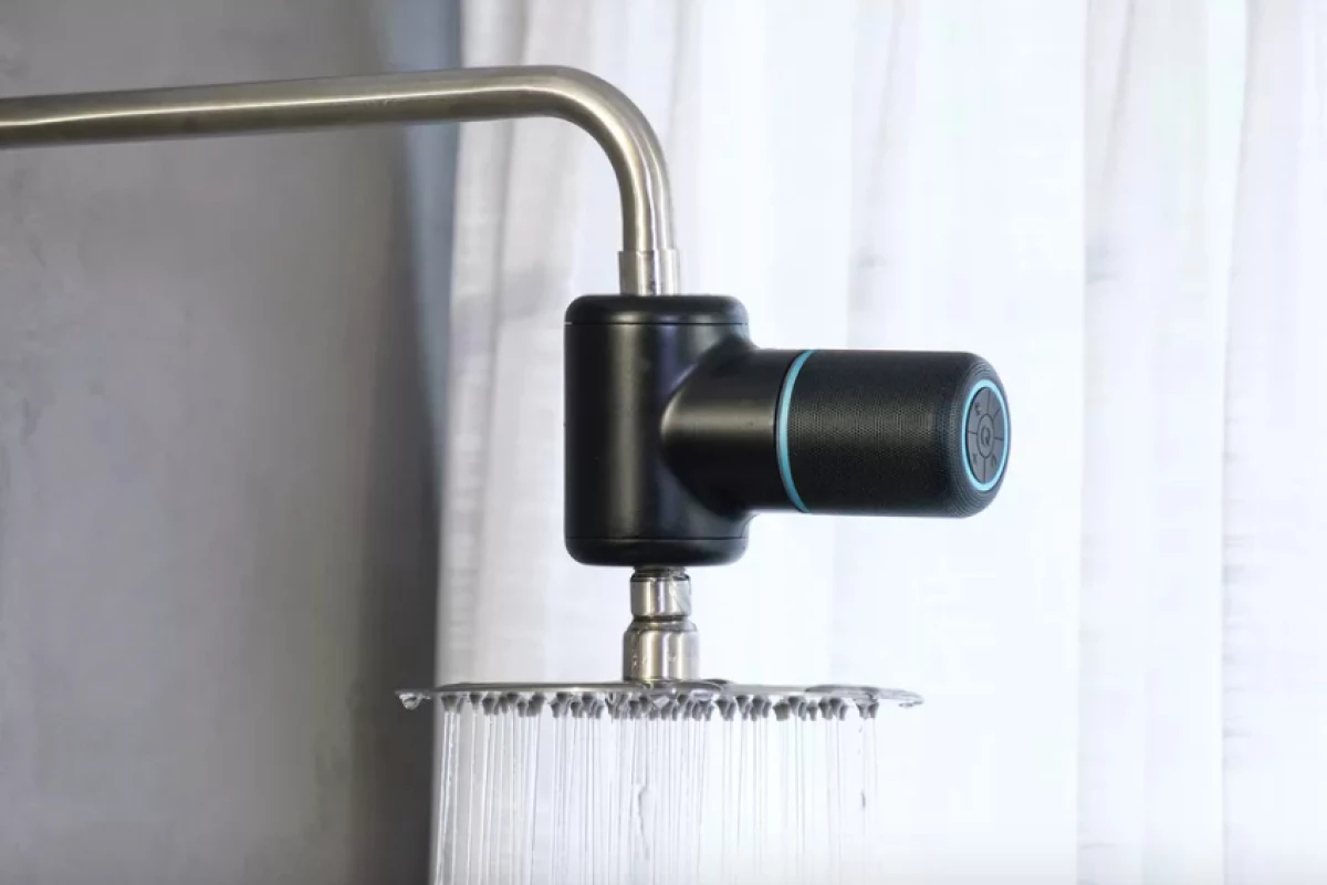 Este parlante bluetooth funciona con el agua de la ducha - FOLOU
