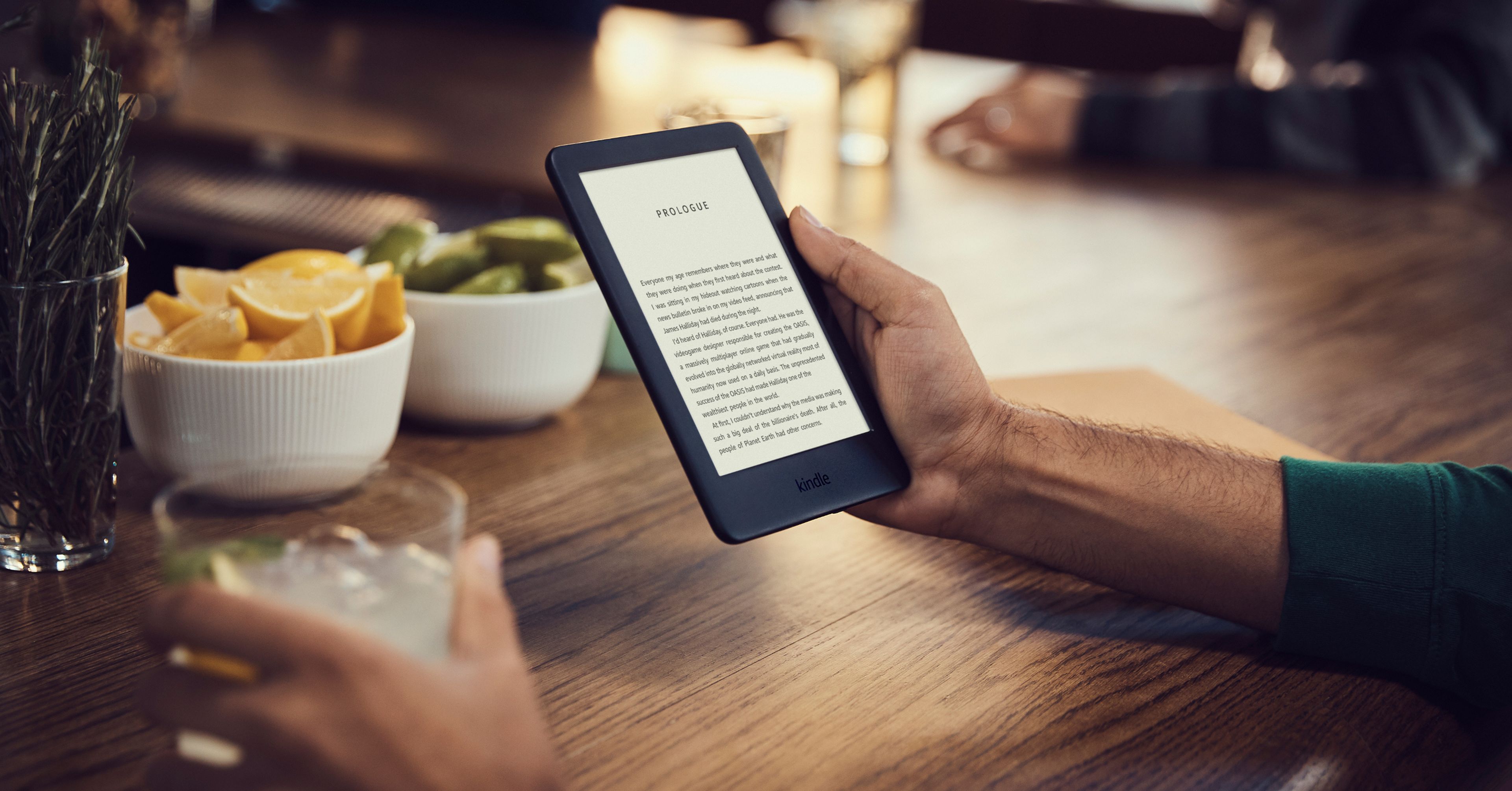 Amazon Kindle con luz frontal integrada