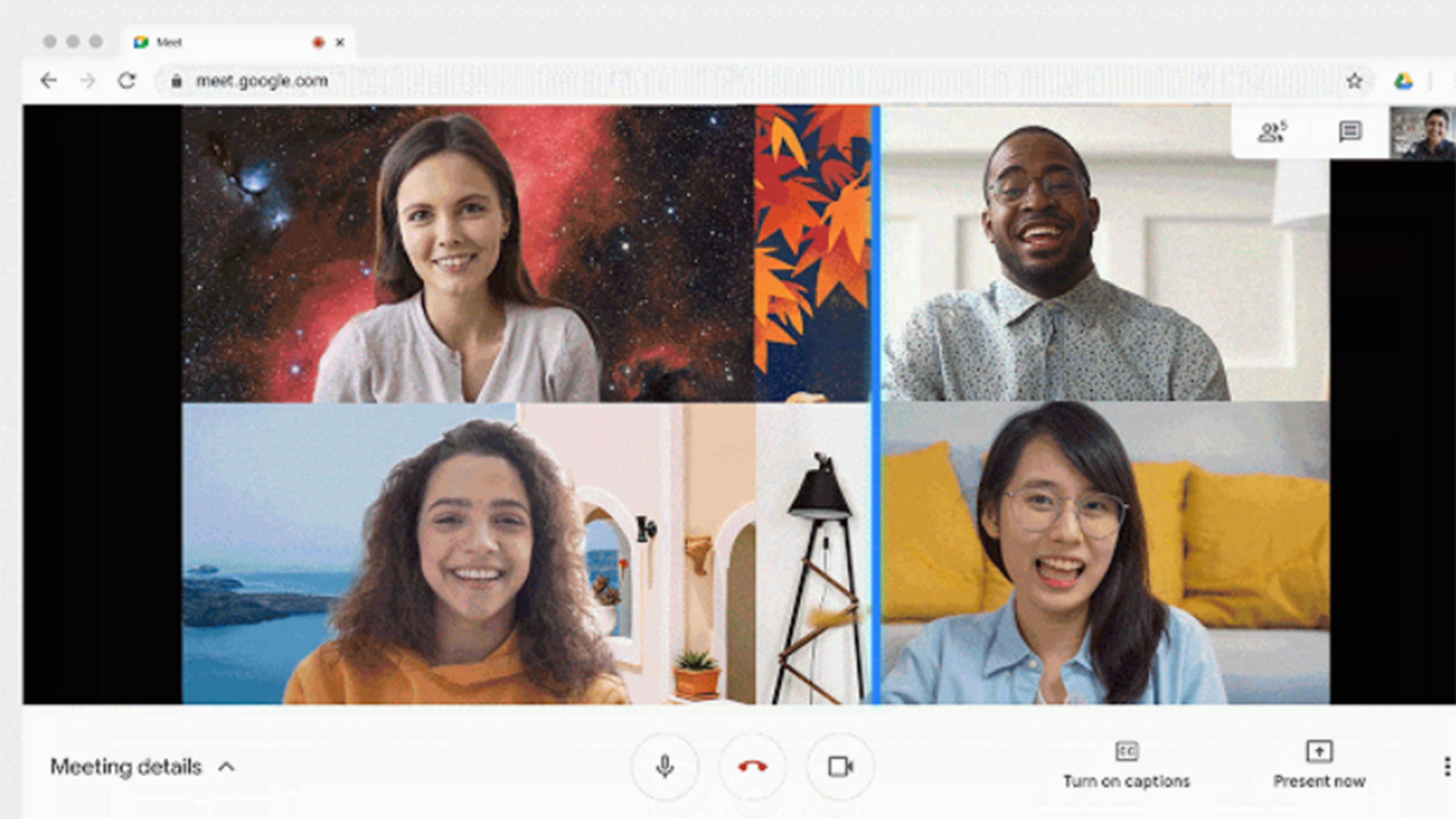Así puedes reemplazar tu fondo en Google Meet con cualquier imagen |  Computer Hoy
