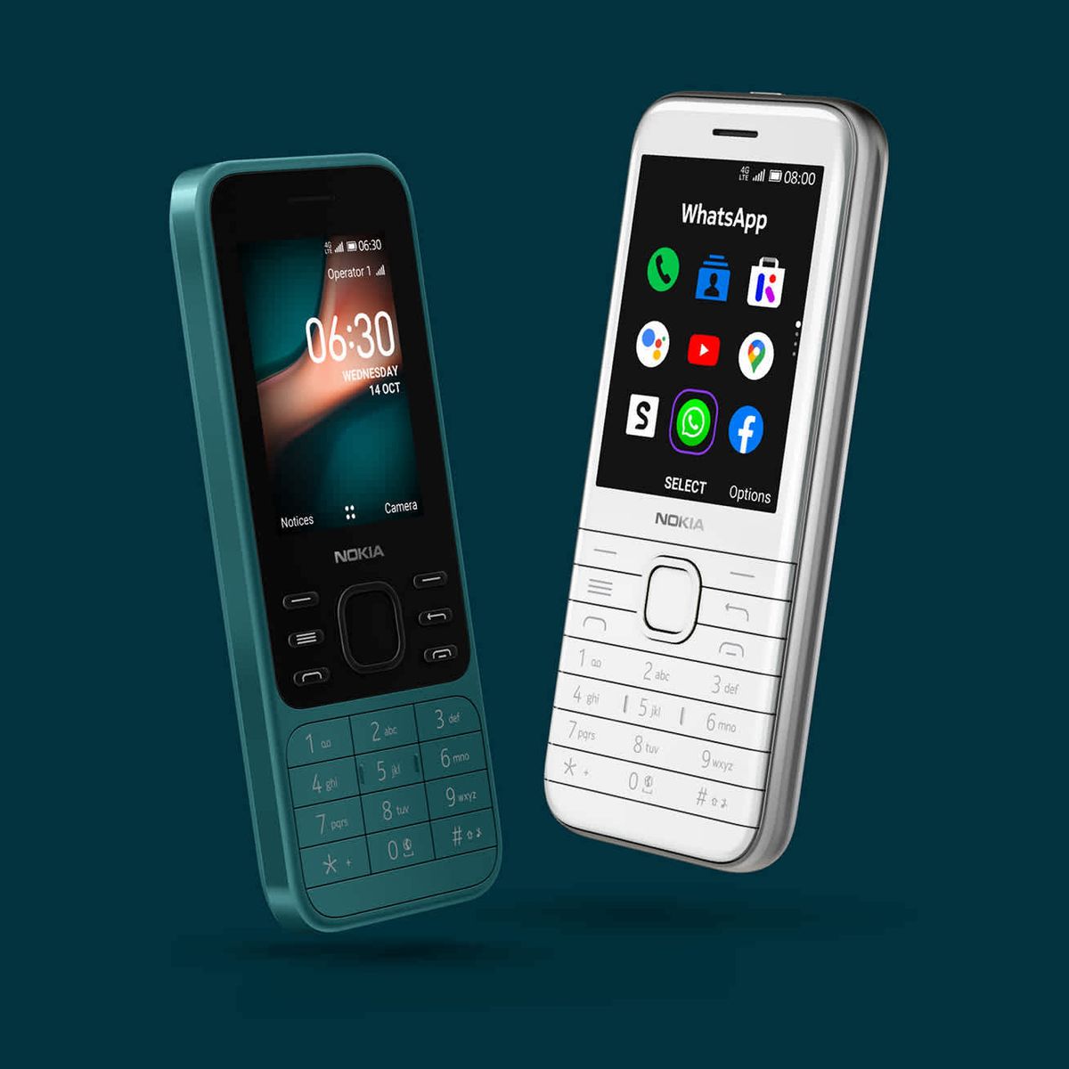 Nokia lanza dos móviles clásicos compatibles con WhatsApp, Facebook y otras  apps