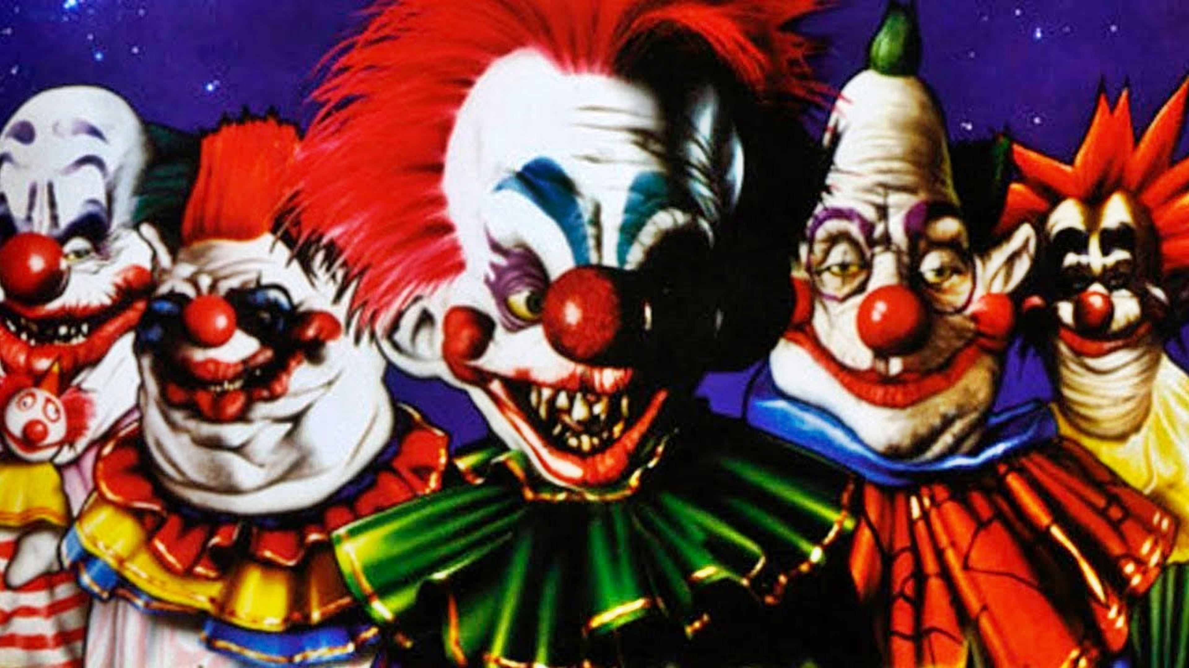 Killer klowns john massari. Killer Klowns from Outer Space 1988. Killer Klowns from Outer Space. Клоуны-убийцы из космоса.