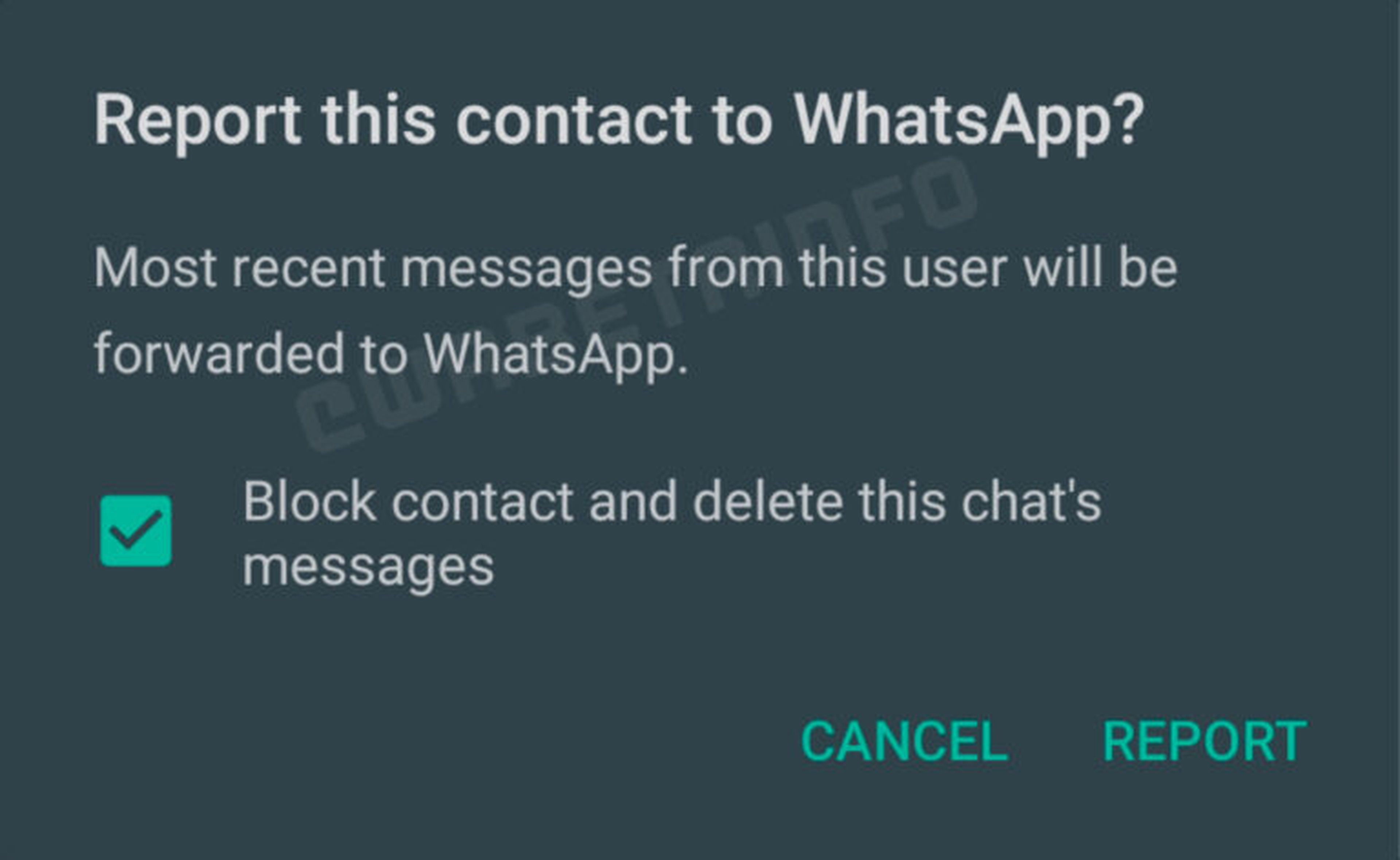 Reportar en Whatsapp