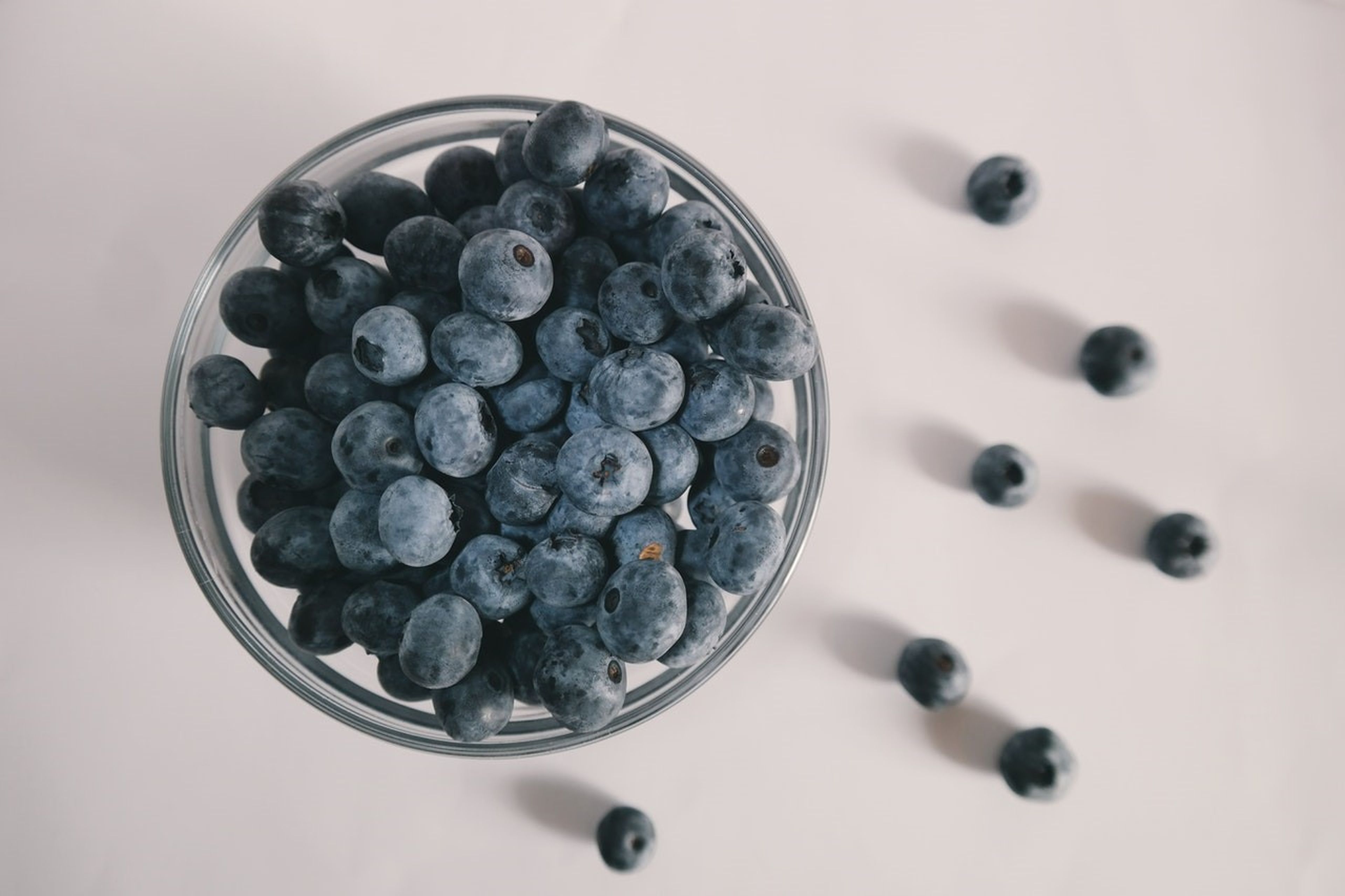 Arándanos azules en lugar de uvas para fin de año