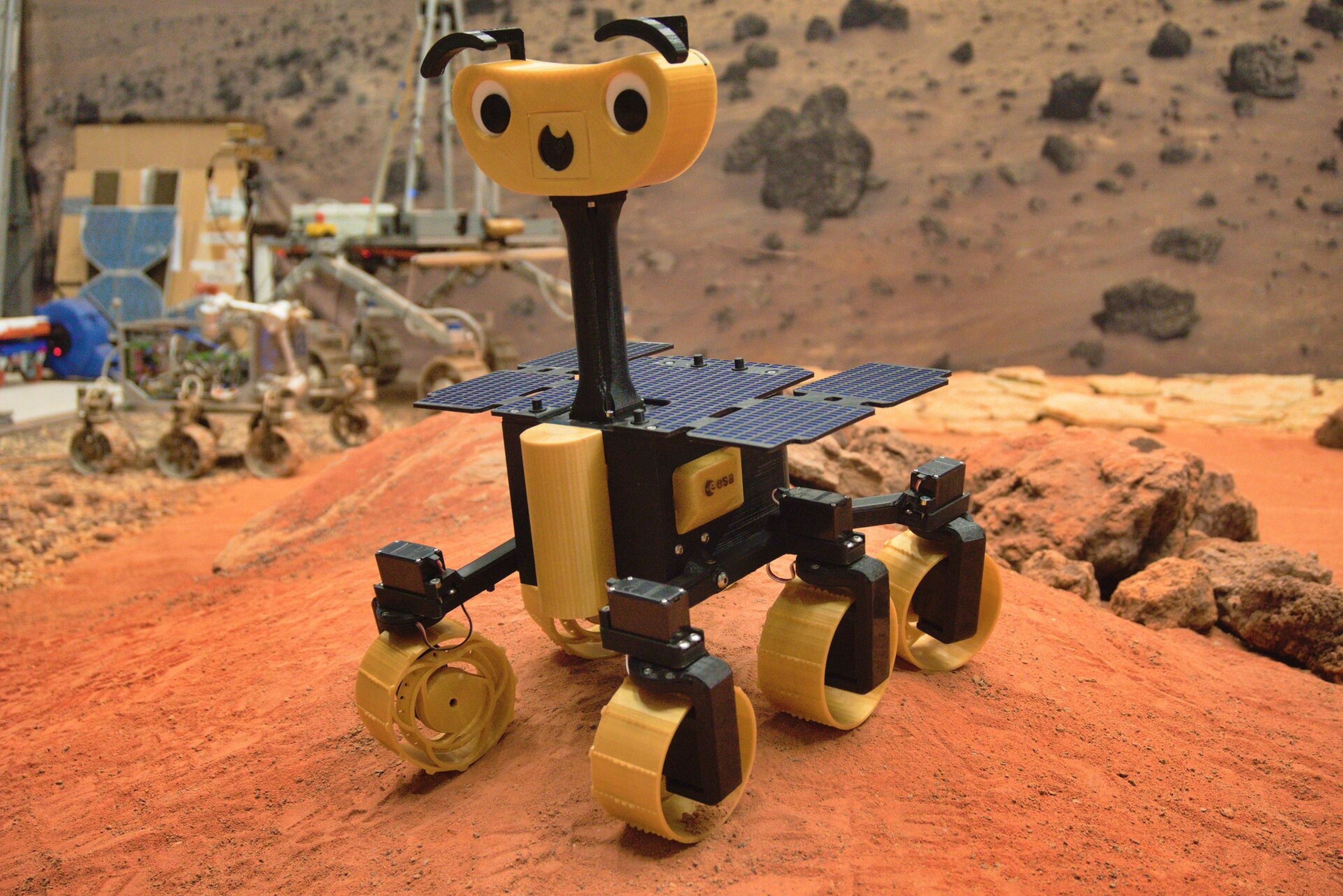 Imprime gratis en 3D el rover ExoMy con placas solares que irá a Marte, y contrólalo con una Raspberry Pi