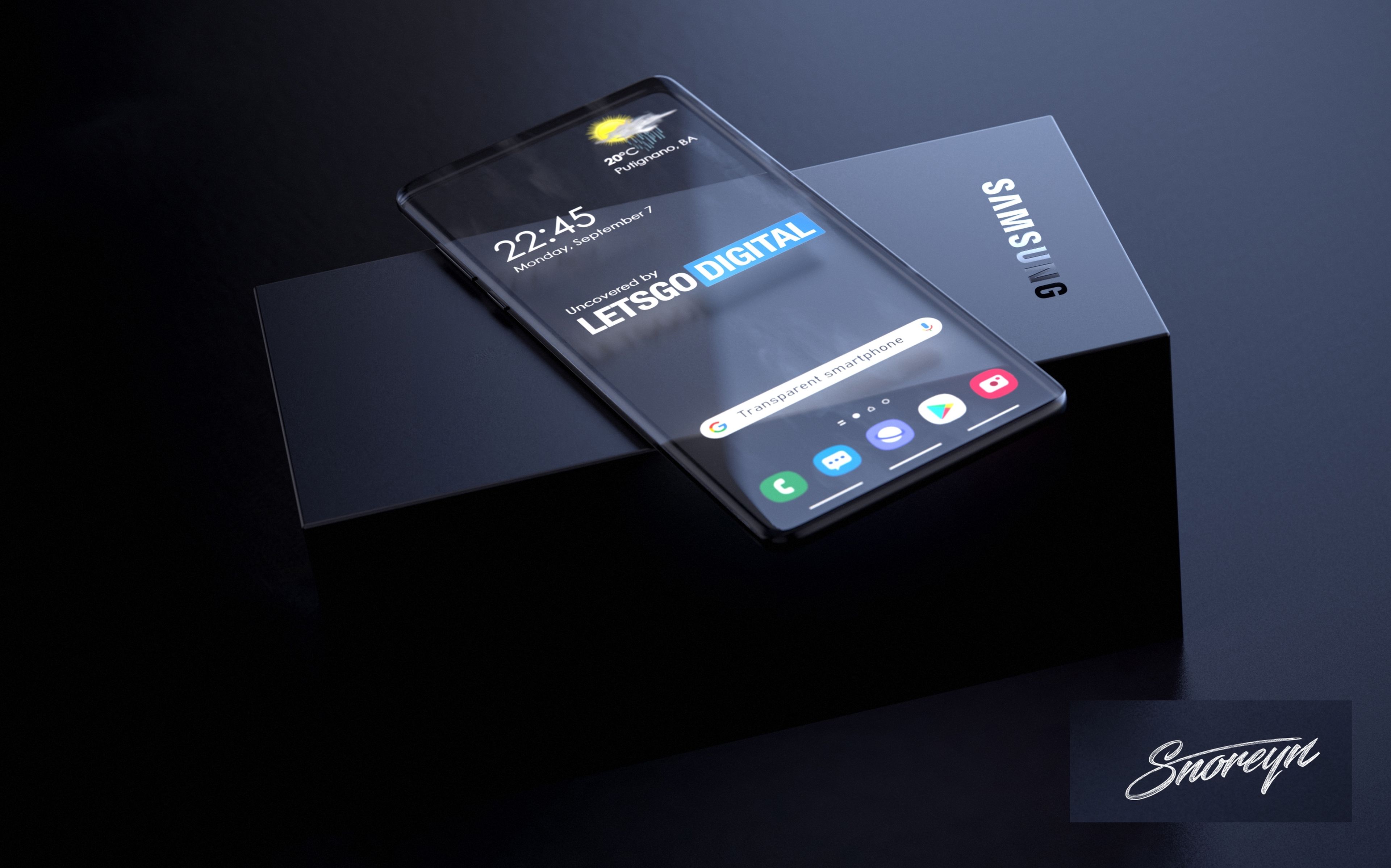 Lo nunca visto: Samsung podría lanzar un móvil con pantalla transparente en 2021