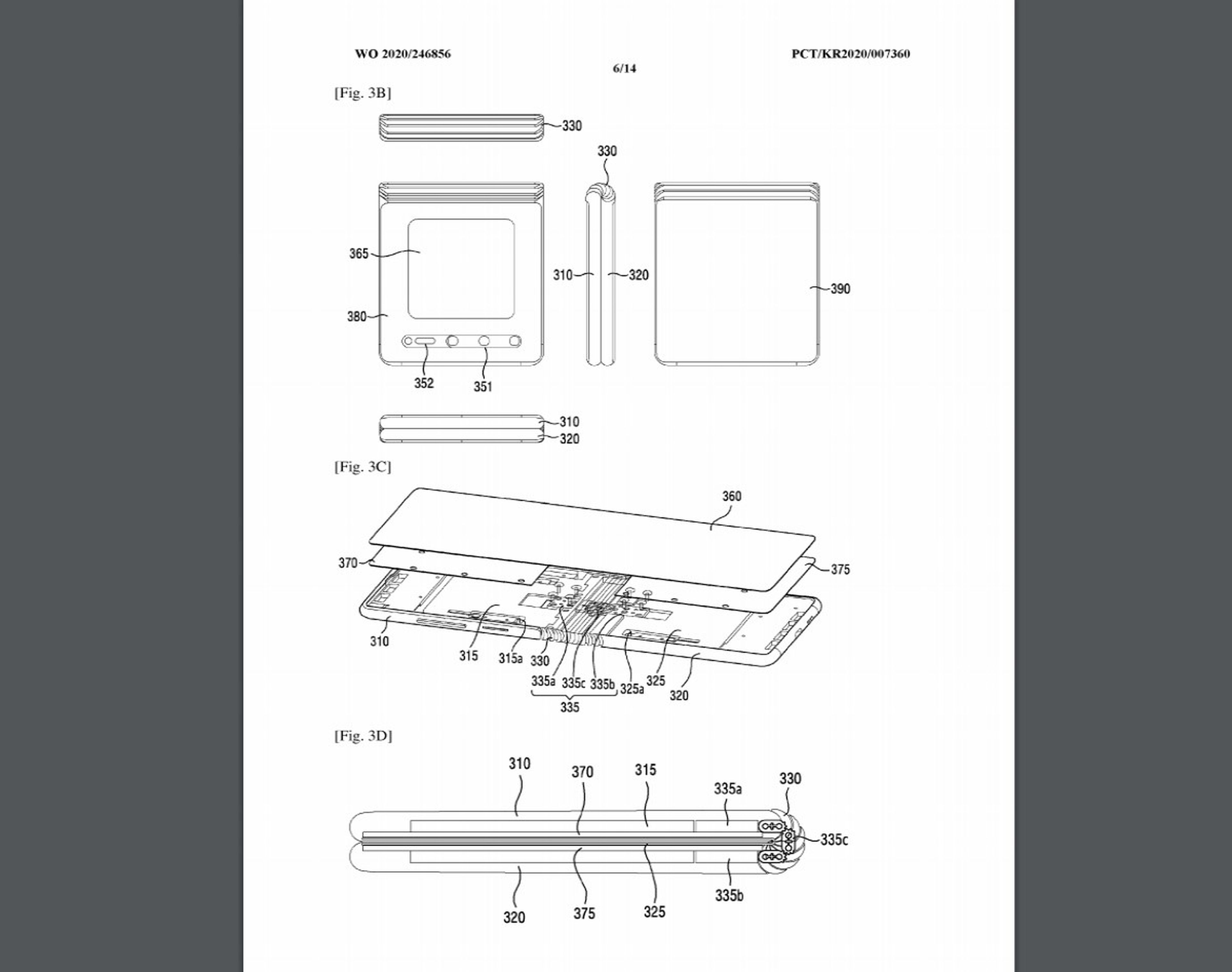 Patente Samsung Galaxy Z Flip 2
