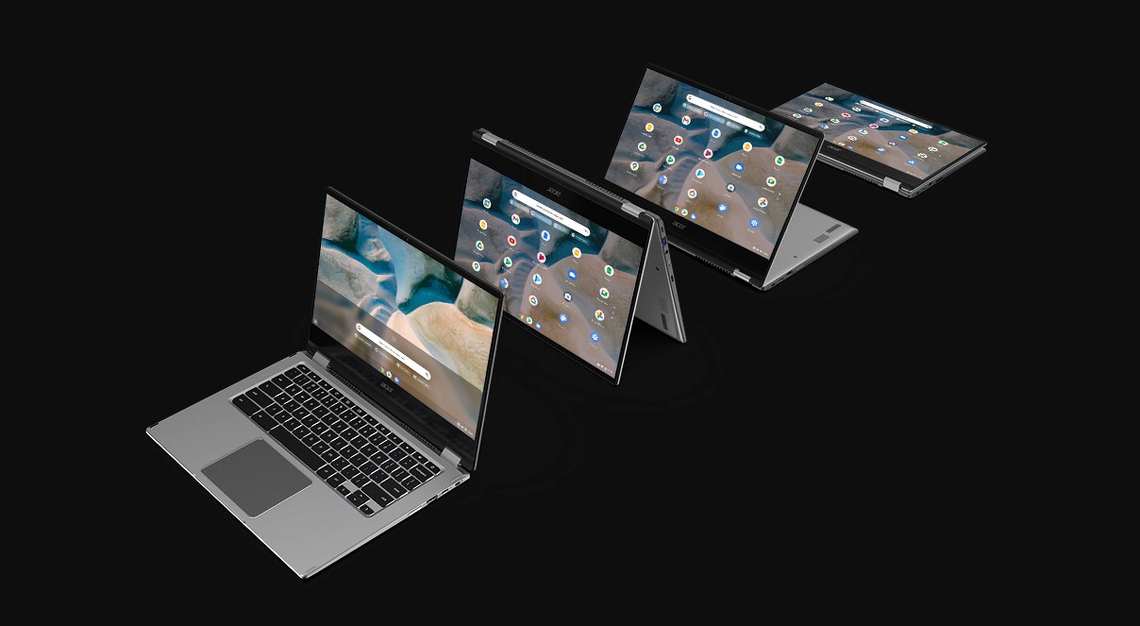 Acer presenta 3 monitores y un Chromebook con pantalla táctil