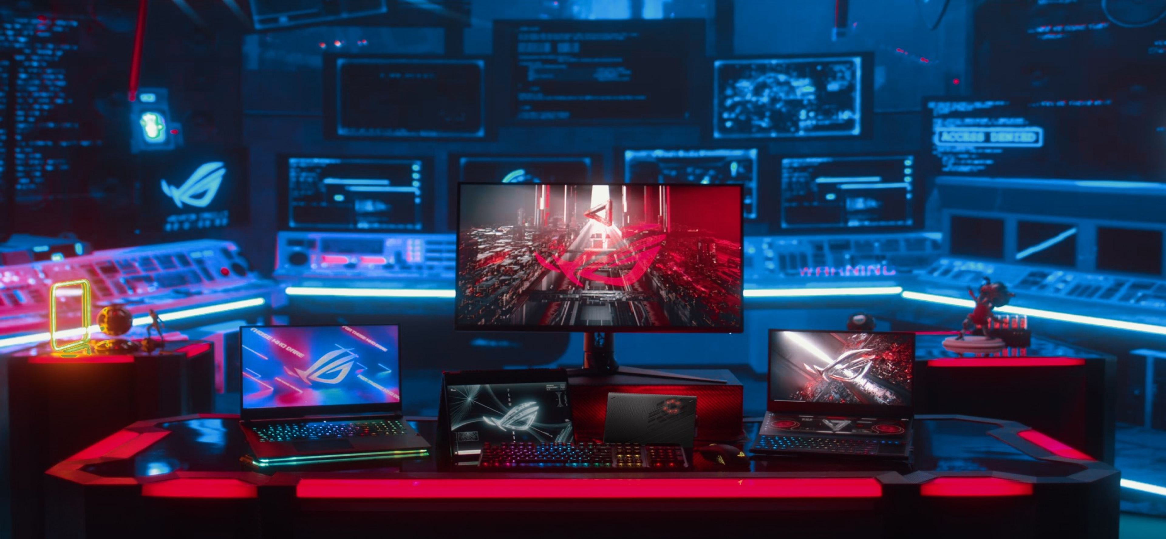Asus hace gala de su ecosistema para gamers lanzando 3 portátiles, 1 monitor y varios periféricos