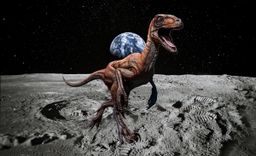 Una curiosa teoría explica por qué podríamos hallar huesos de dinosaurio en la Luna... o en Marte