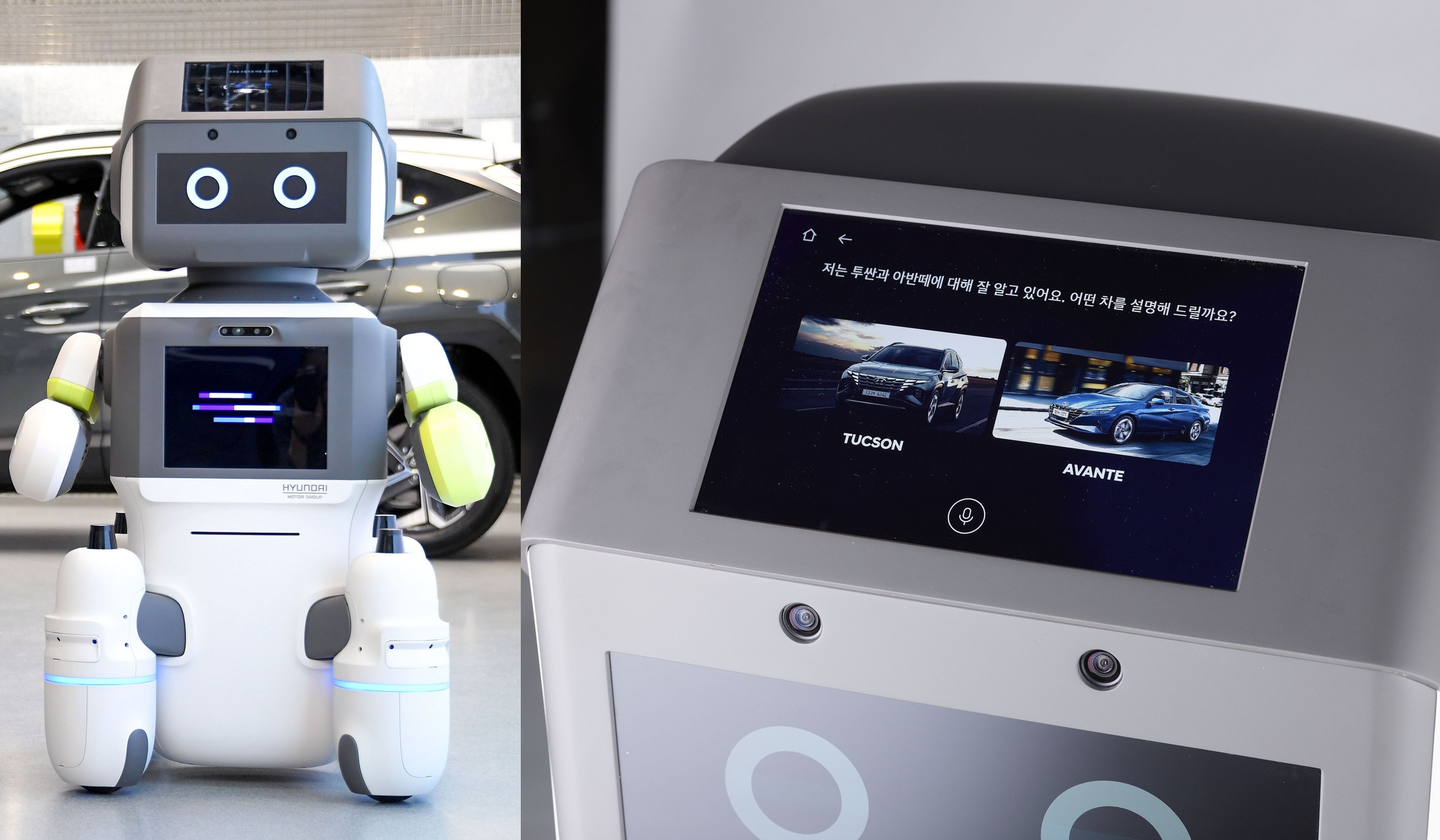 DAL-e, el simpático robot de asistencia al cliente de Hyundai, que encontrarás en los concesionarios