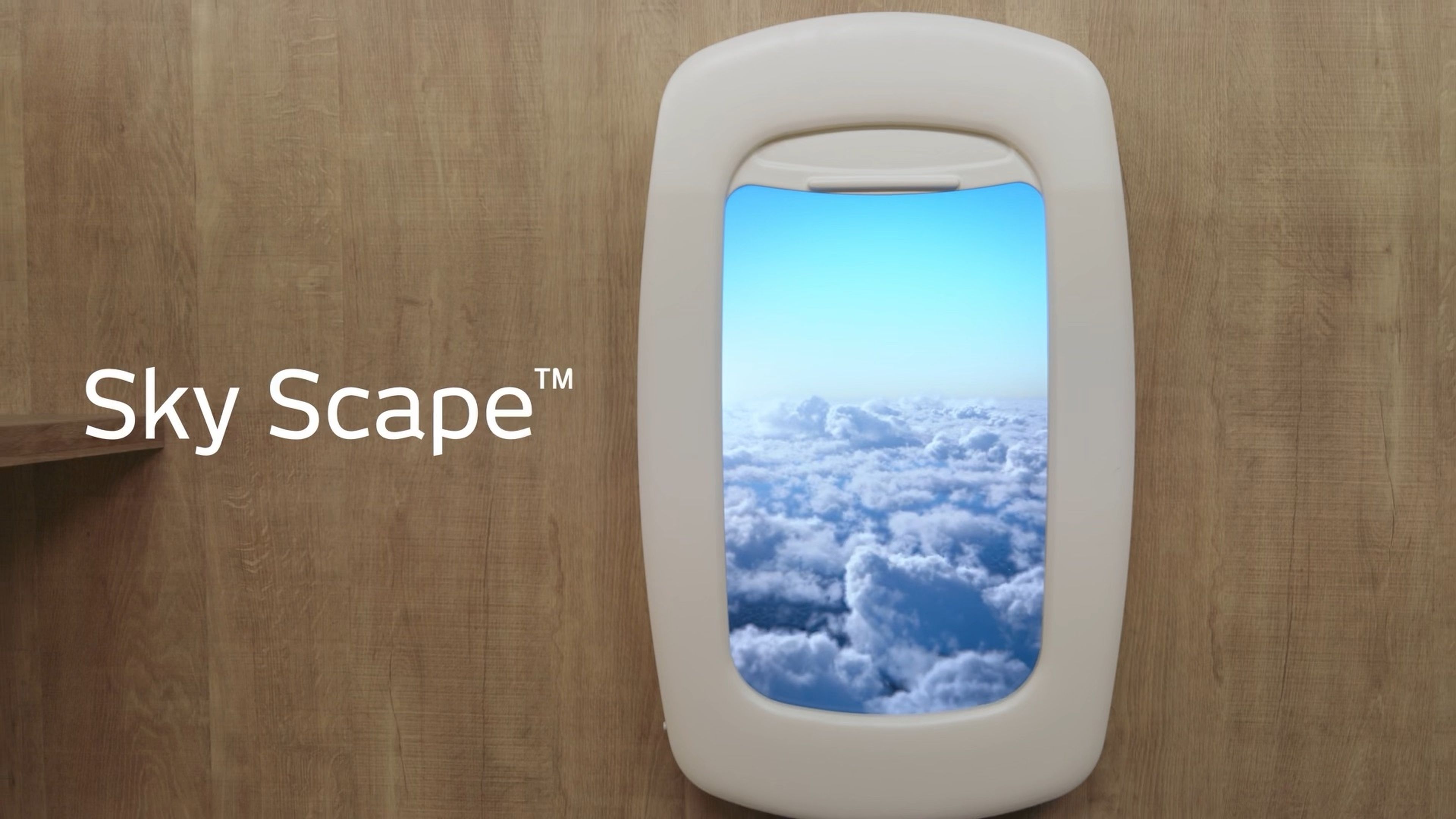 Si echas de menos volar, Sky Scape pone una ventanilla de avión en tu casa que mejora la concentración