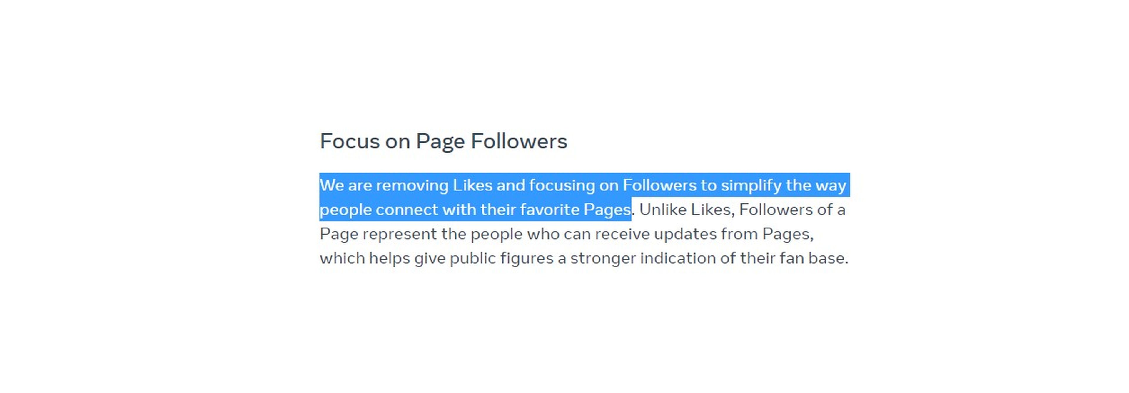 Facebook elimina el botón "Me gusta" de las fan pages