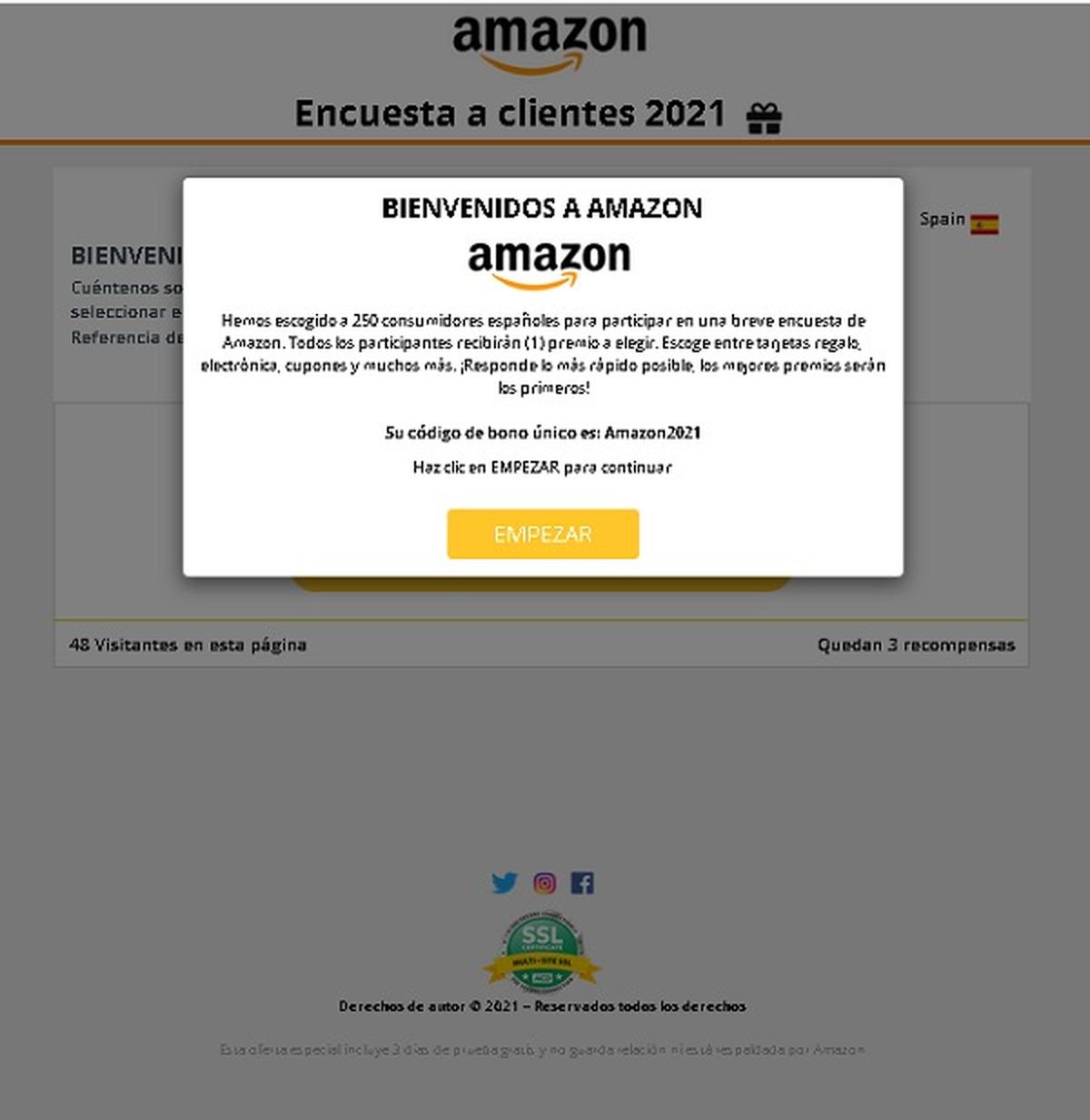 Estafa Amazon