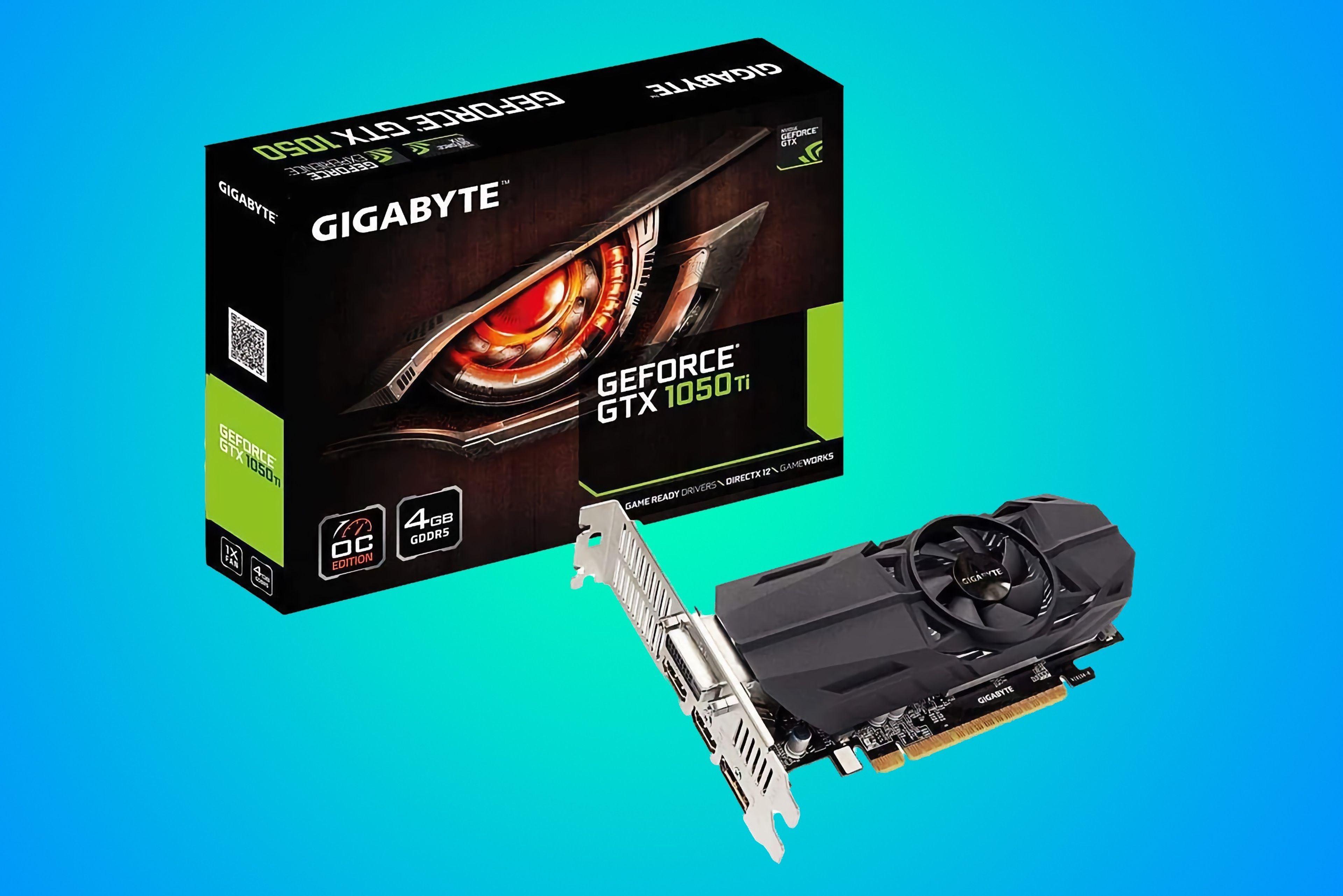 Gigabyte GeForce GTX 1050Ti OC 4GB Low Profile GDDR5