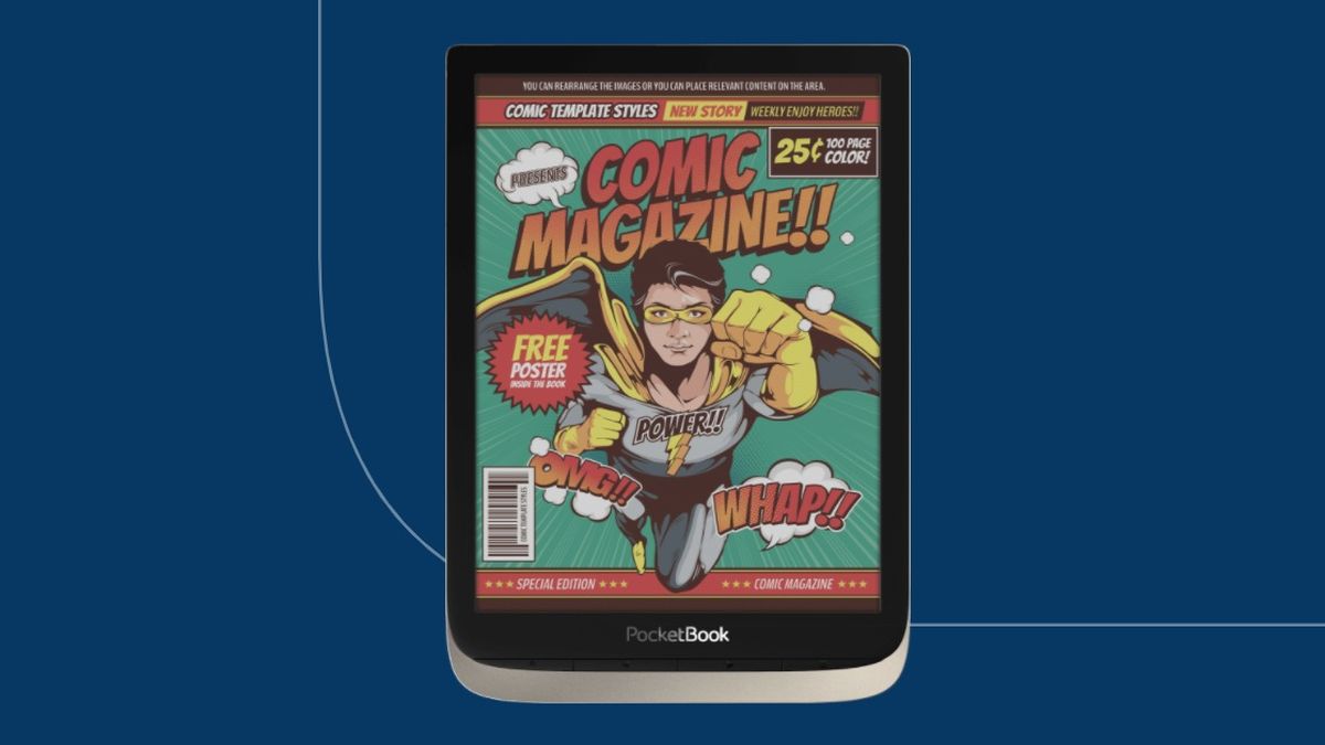Este lector de ebooks puede hasta con los cómics gracias a su pantalla a  color