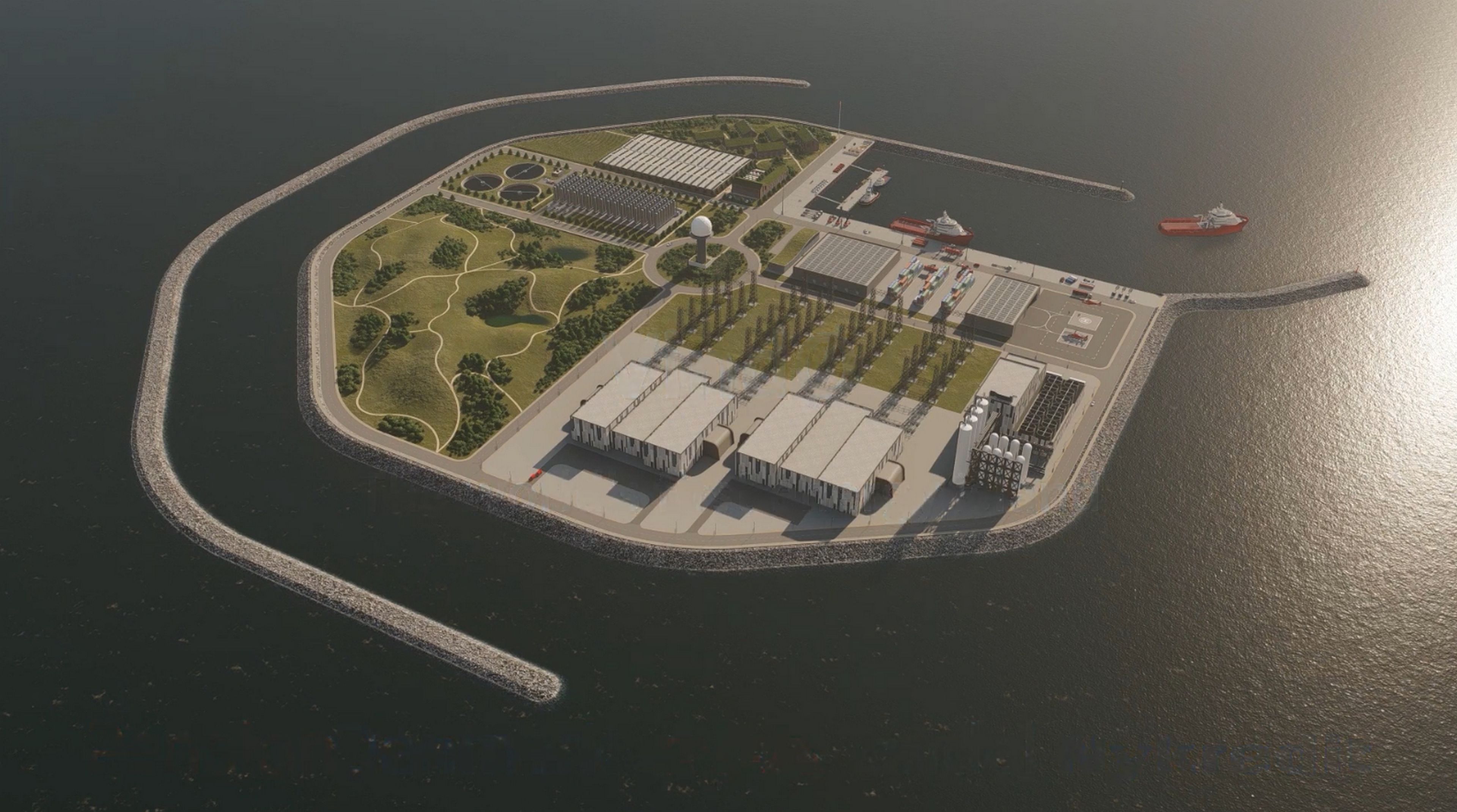 La primera isla artificial energética del mundo