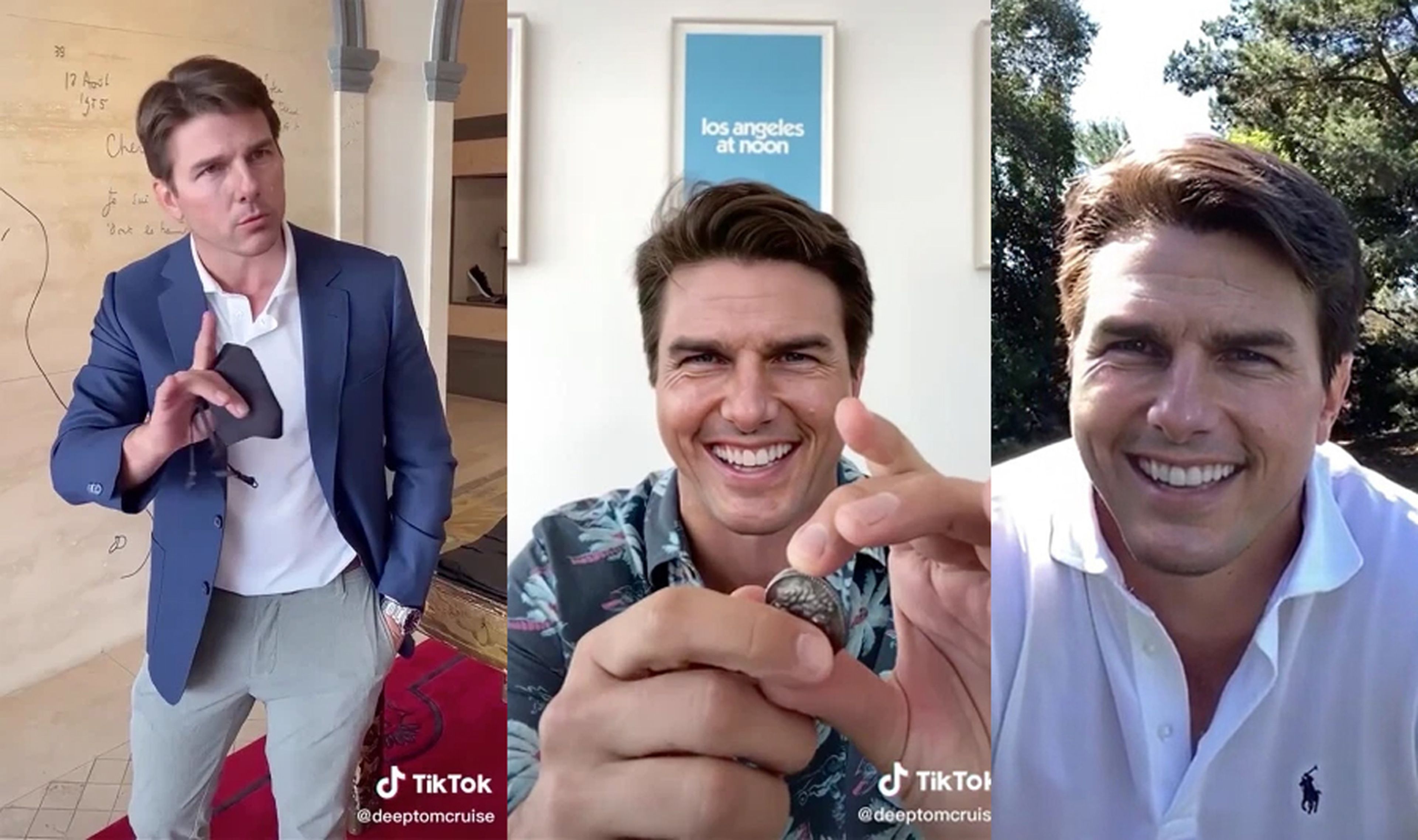 'Deepfake' del actor Tom Cruise que se hizo popular en TikTok.